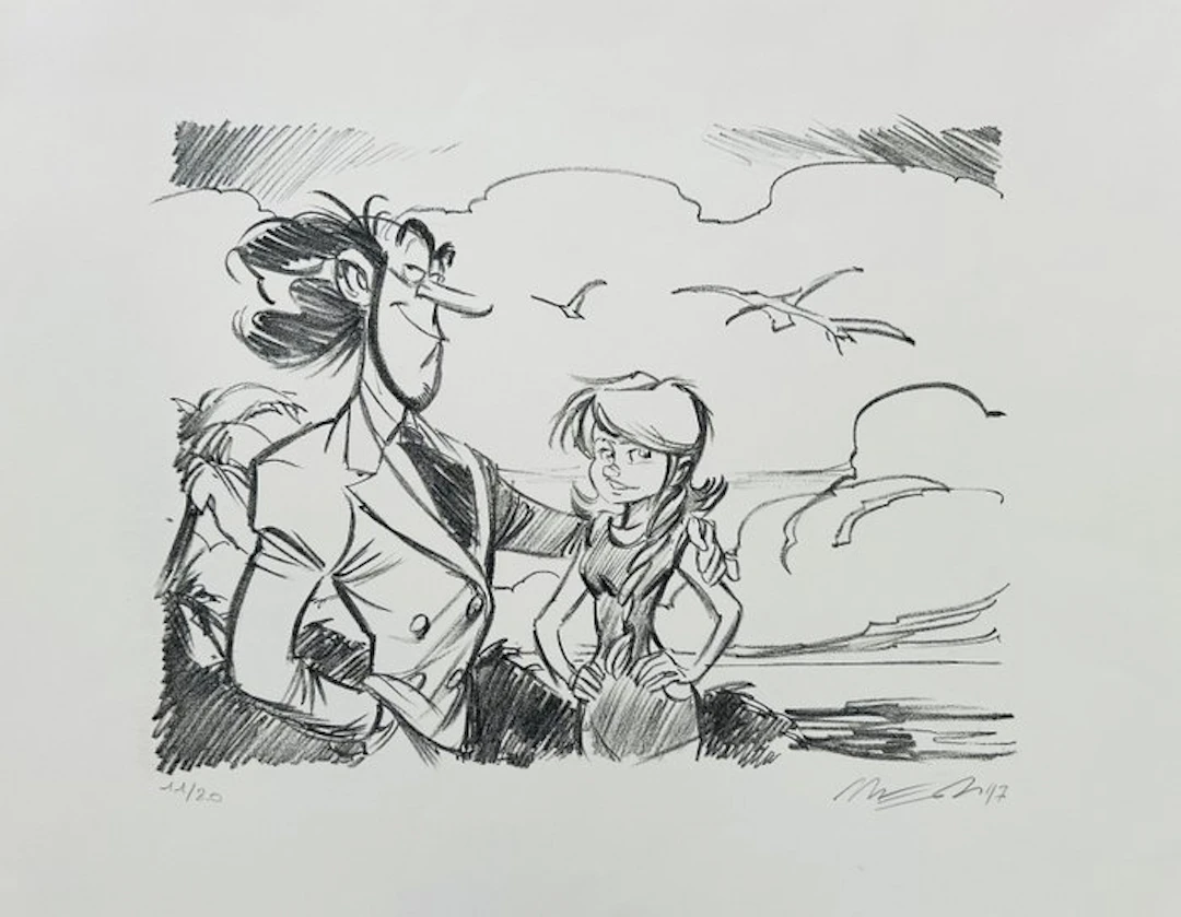 José-Luis Munuera - Zorglub - 1 Lithography - Limited edition - 2017