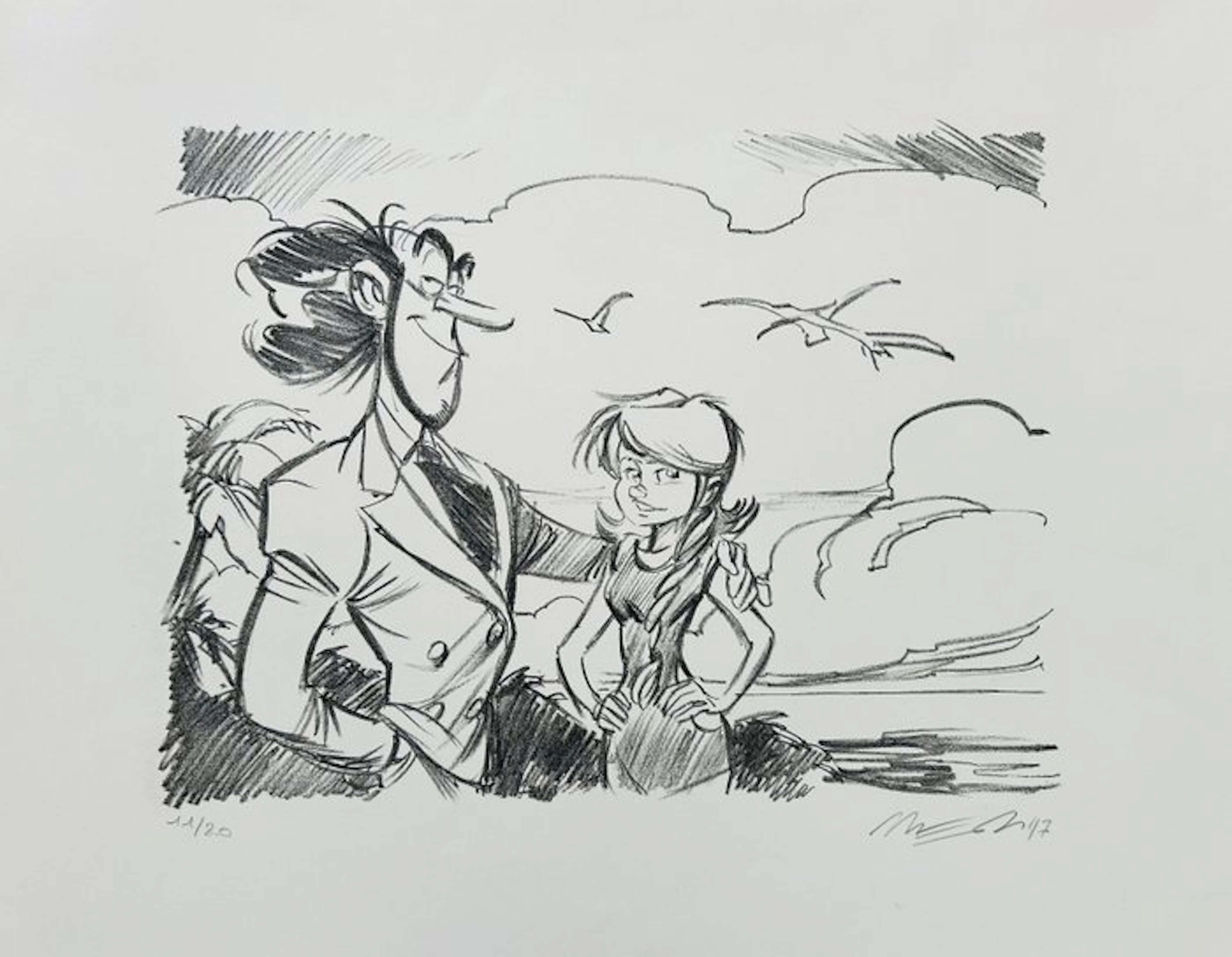 José-Luis Munuera - Zorglub - 1 Lithography - Limited edition - 2017