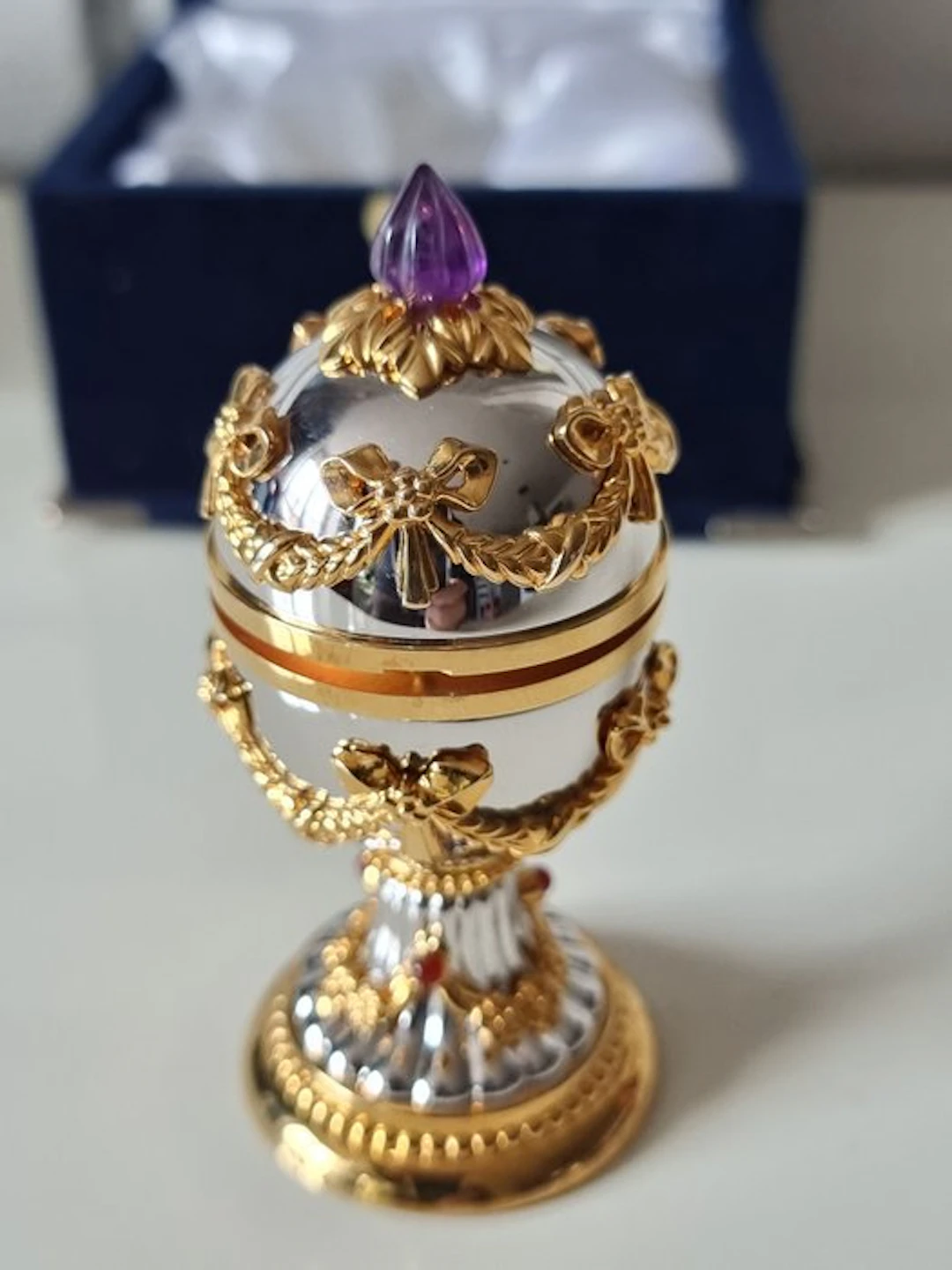 Fabergé egg - Gold plated, Metal