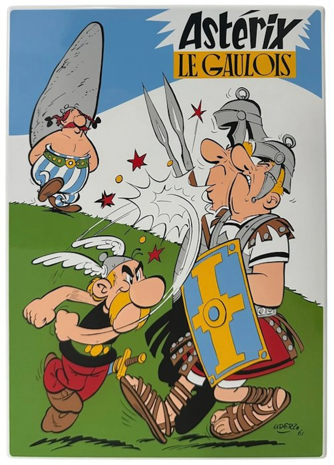 Asterix - 1 enamelled plaque - 2026