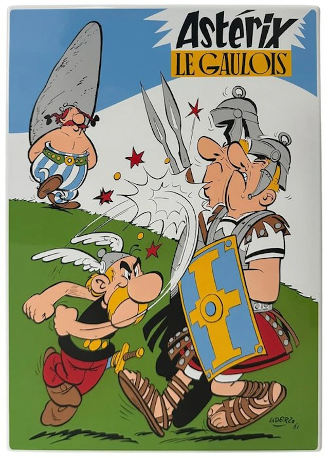 Asterix - 1 enamelled plaque - 2026