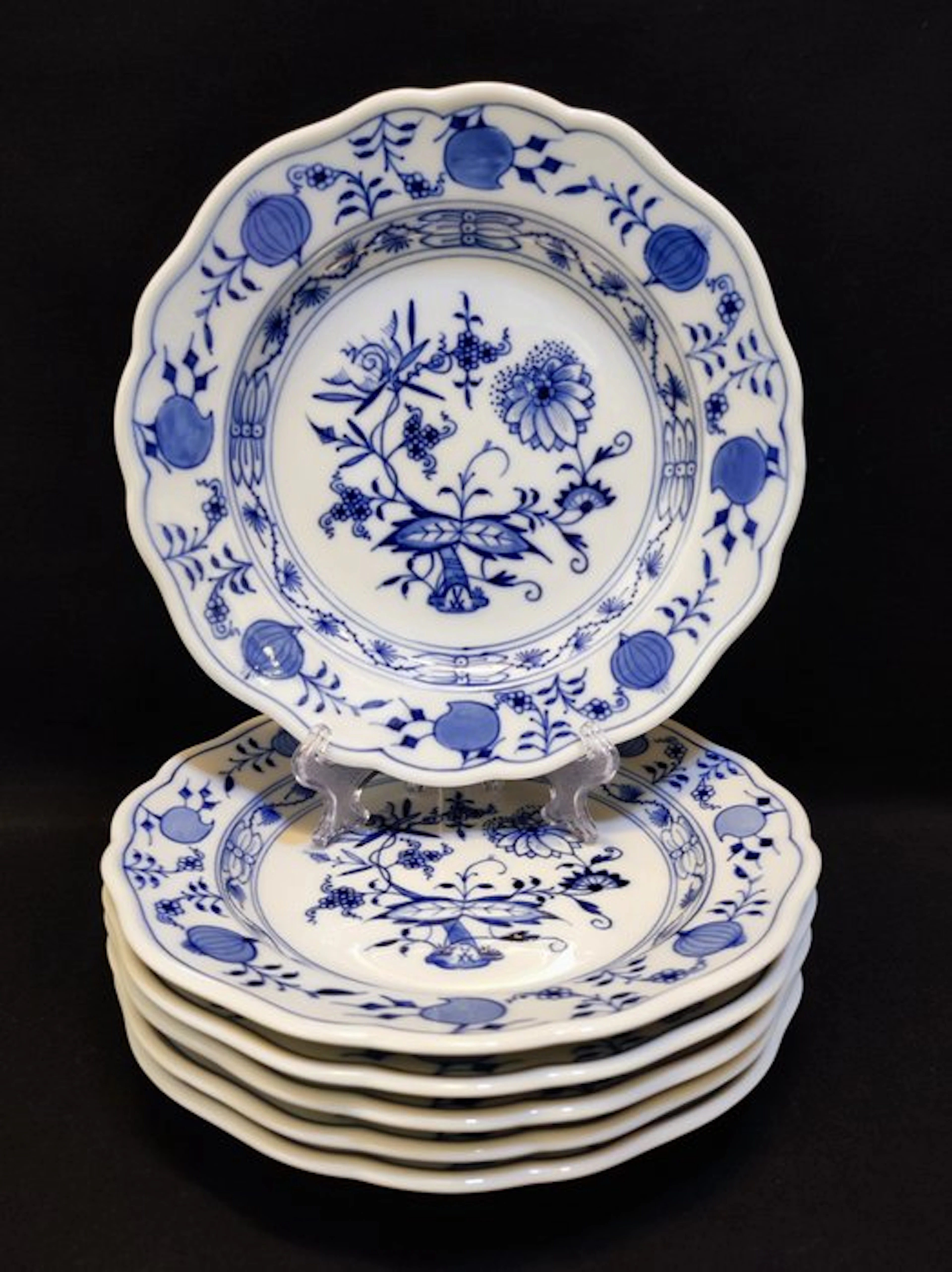 Meissen - Plate (6) - Ø 16,5 cm 6er Set...