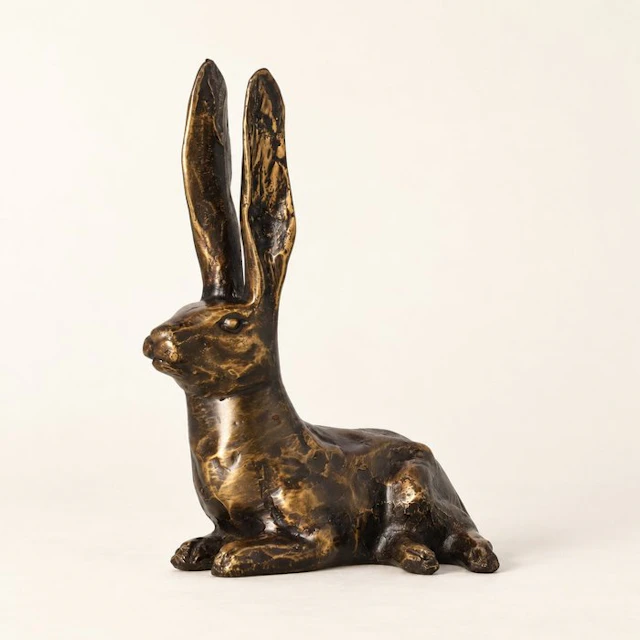 Figurine - Haas is rust - Bronze