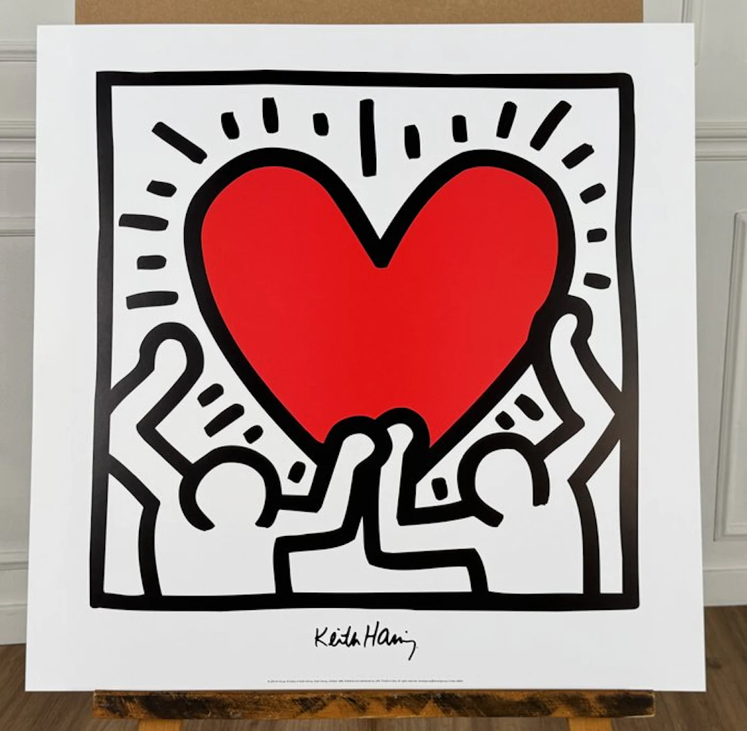 Keith Haring - Untitled "Heart" (XL) - Ed. LEM