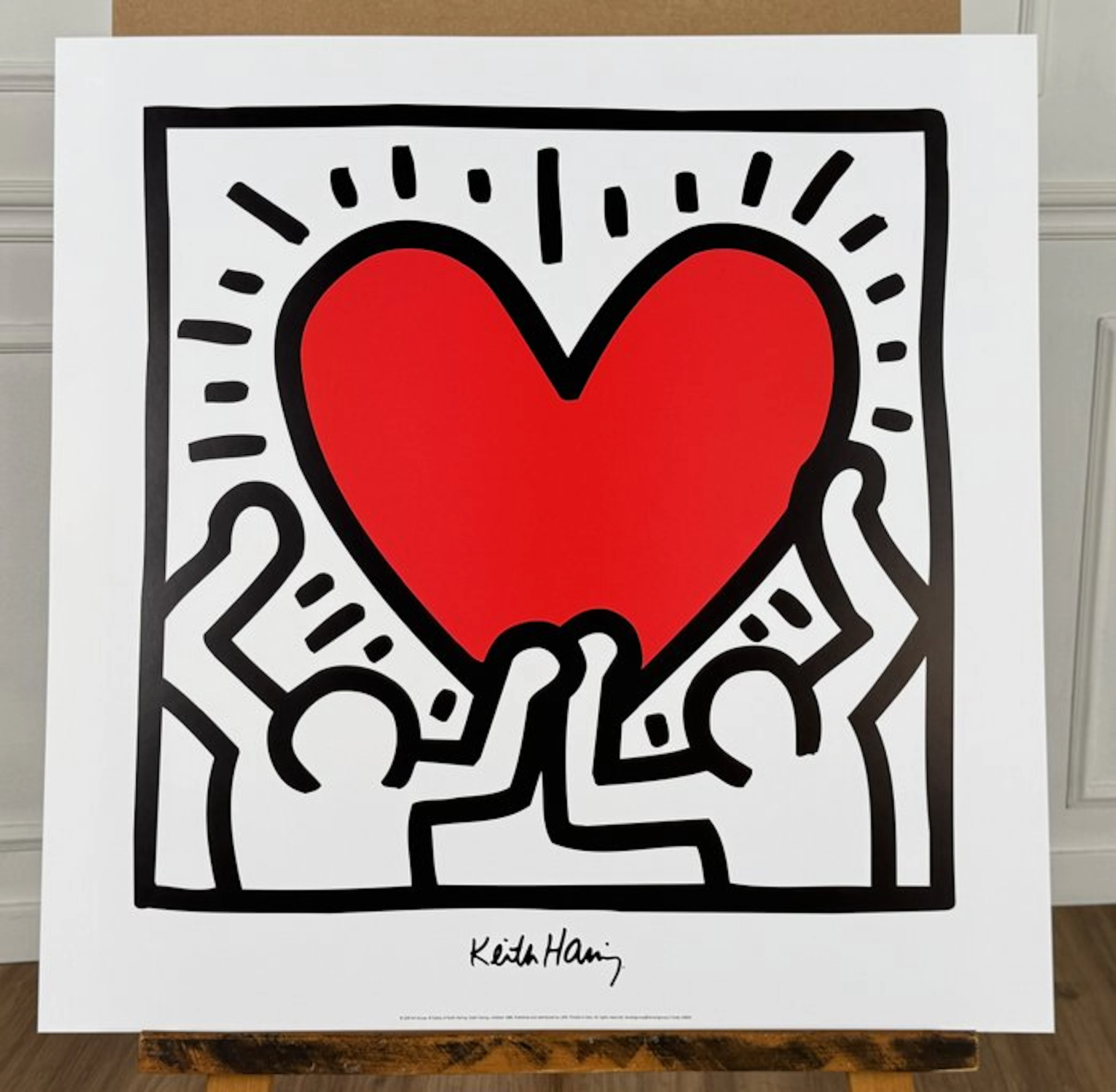Keith Haring - Untitled "Heart" (XL) - Ed. LEM