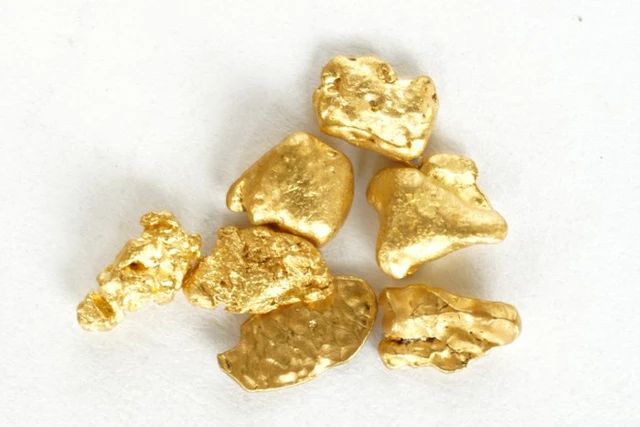 Gold Mauritania Nuggets 1.292 grams- 1.29 g - (7)