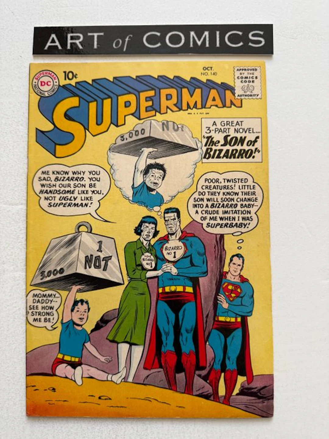 Superman #140 - 1st appearance Baby Bizarro - 1st...