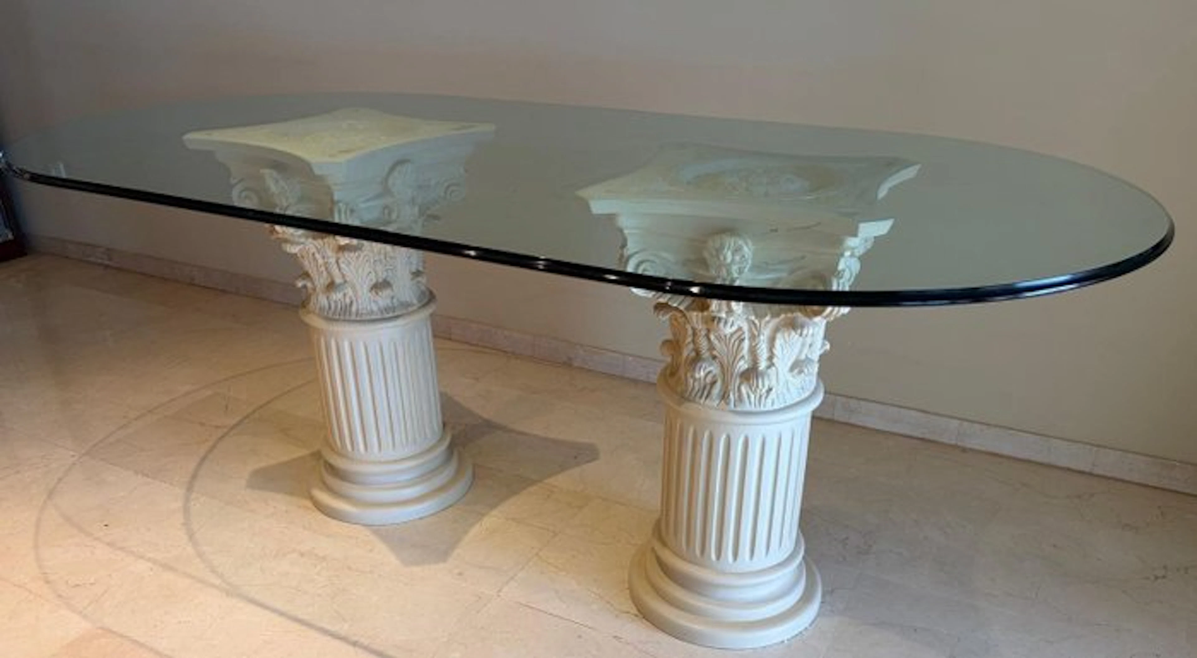 Dining table - Crystal, Resin - Neoclassical style