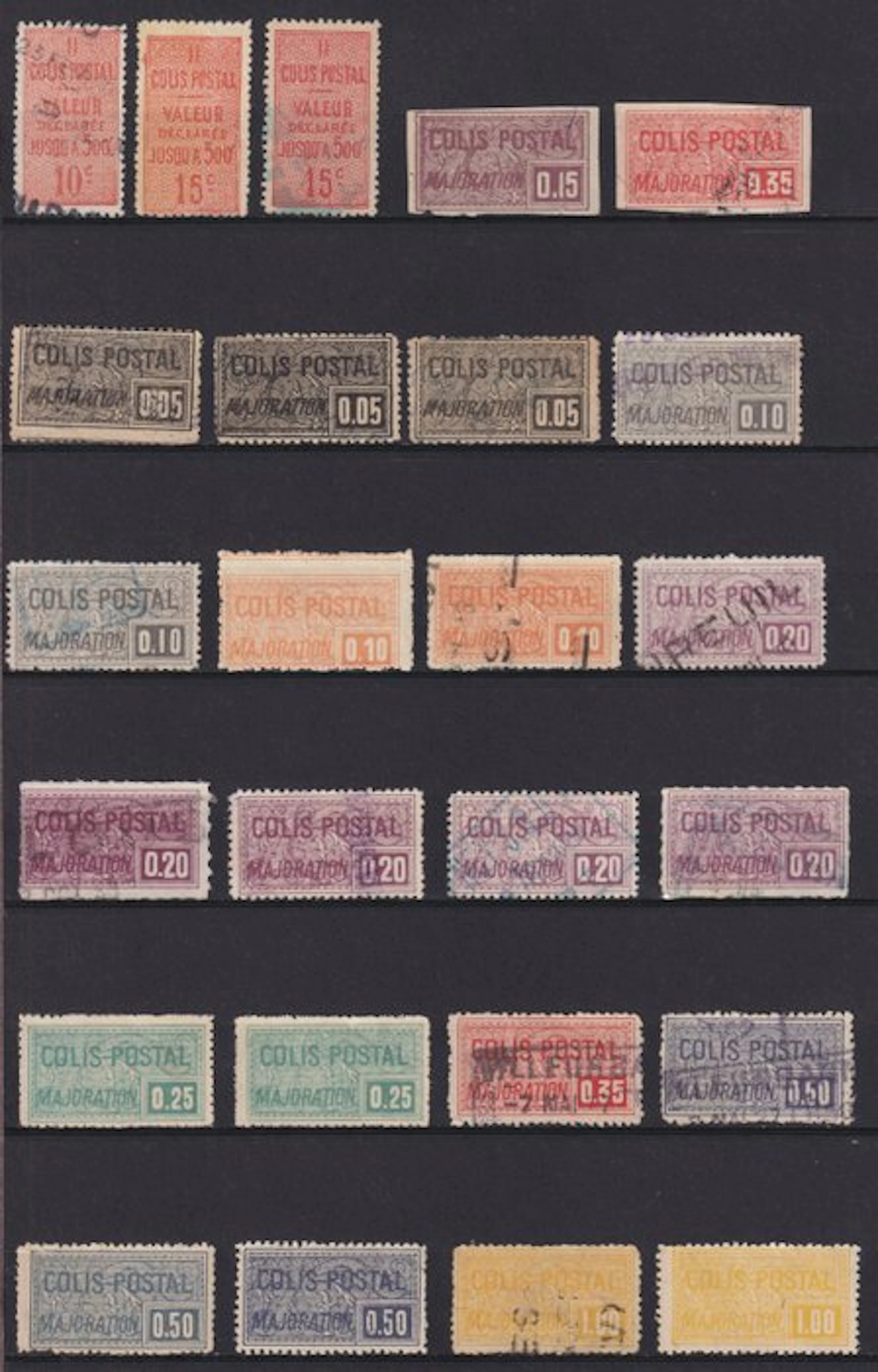 France 1901/1945 - Selected postage stamps