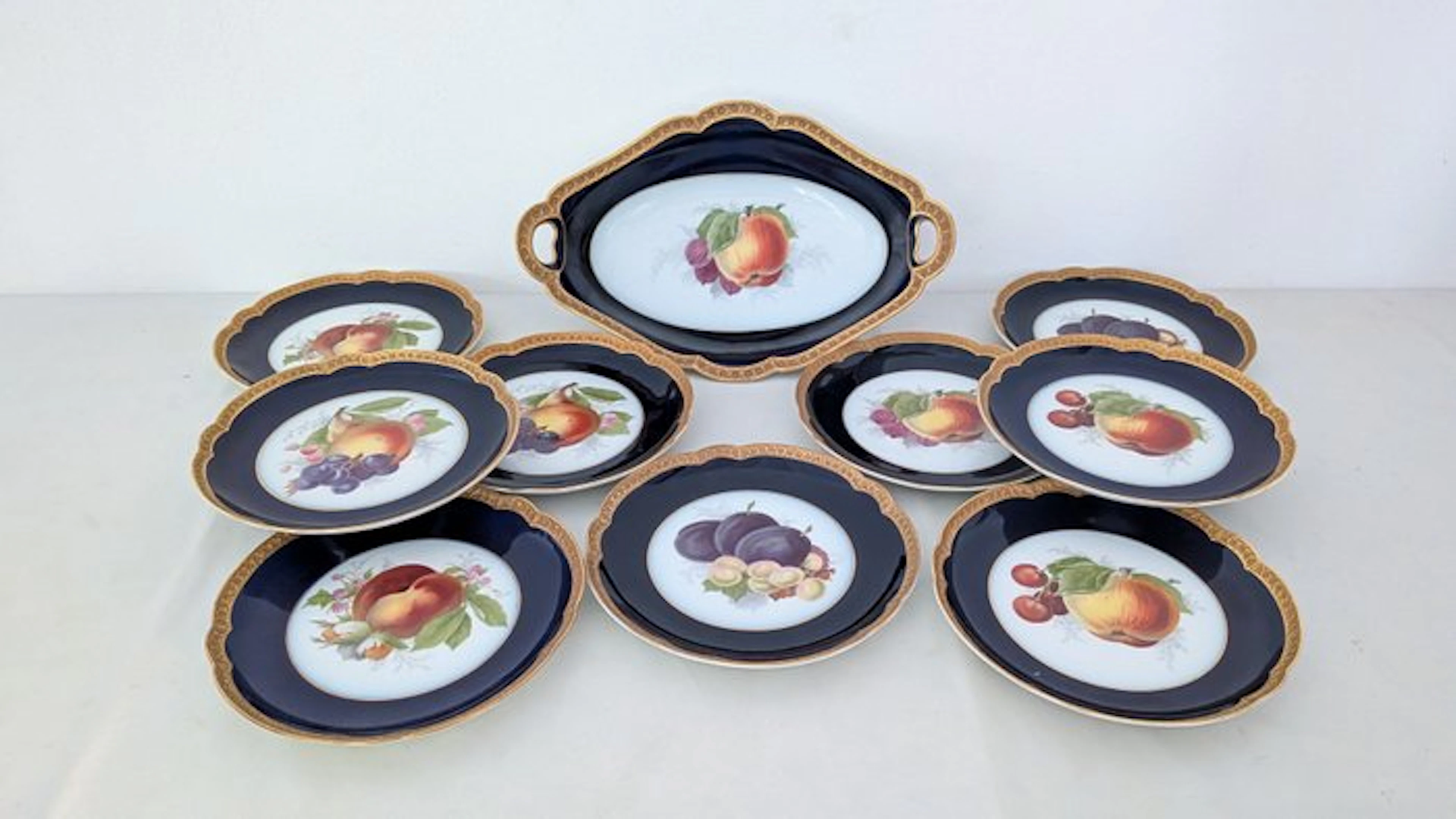Rosenthal - Table service (10) - Porcelain - Hand-painted