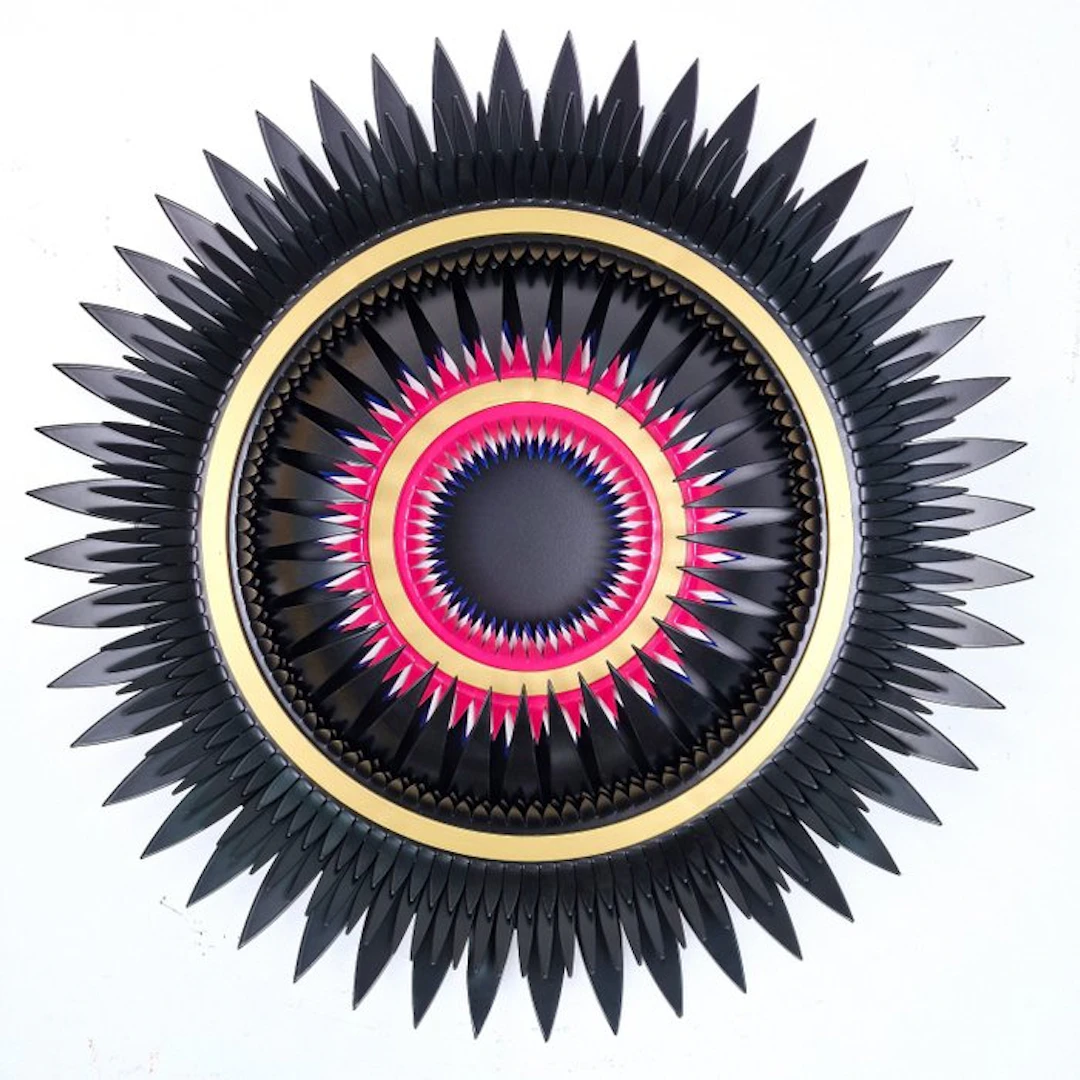 José Soler Art - Sculpture, Crown of silence - 55 cm - Steel - 2026