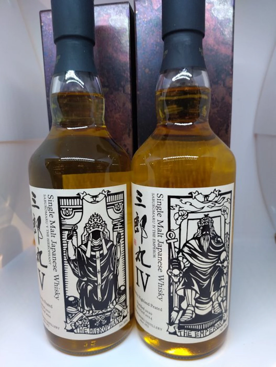 Saburomaru 2020 IV The Emperor & 2021 V The Hierophant - b