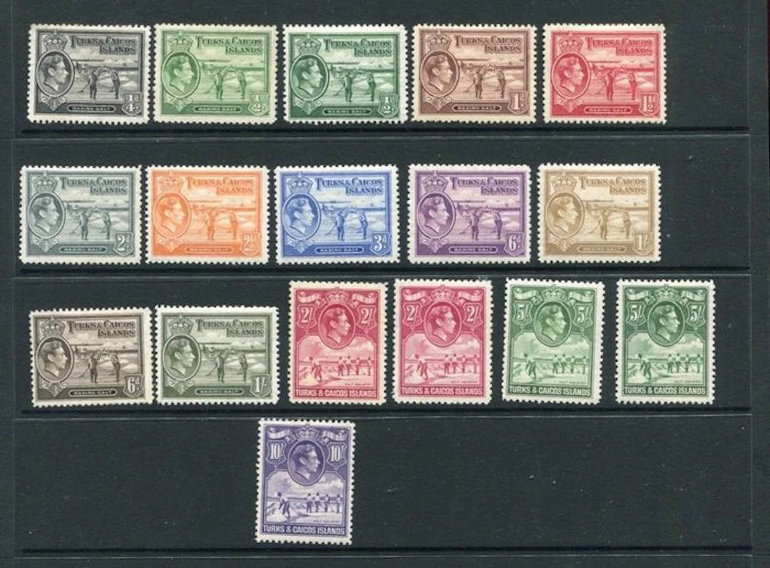 British Commonwealth - Turks and Caicos Islands 1938 King George VI