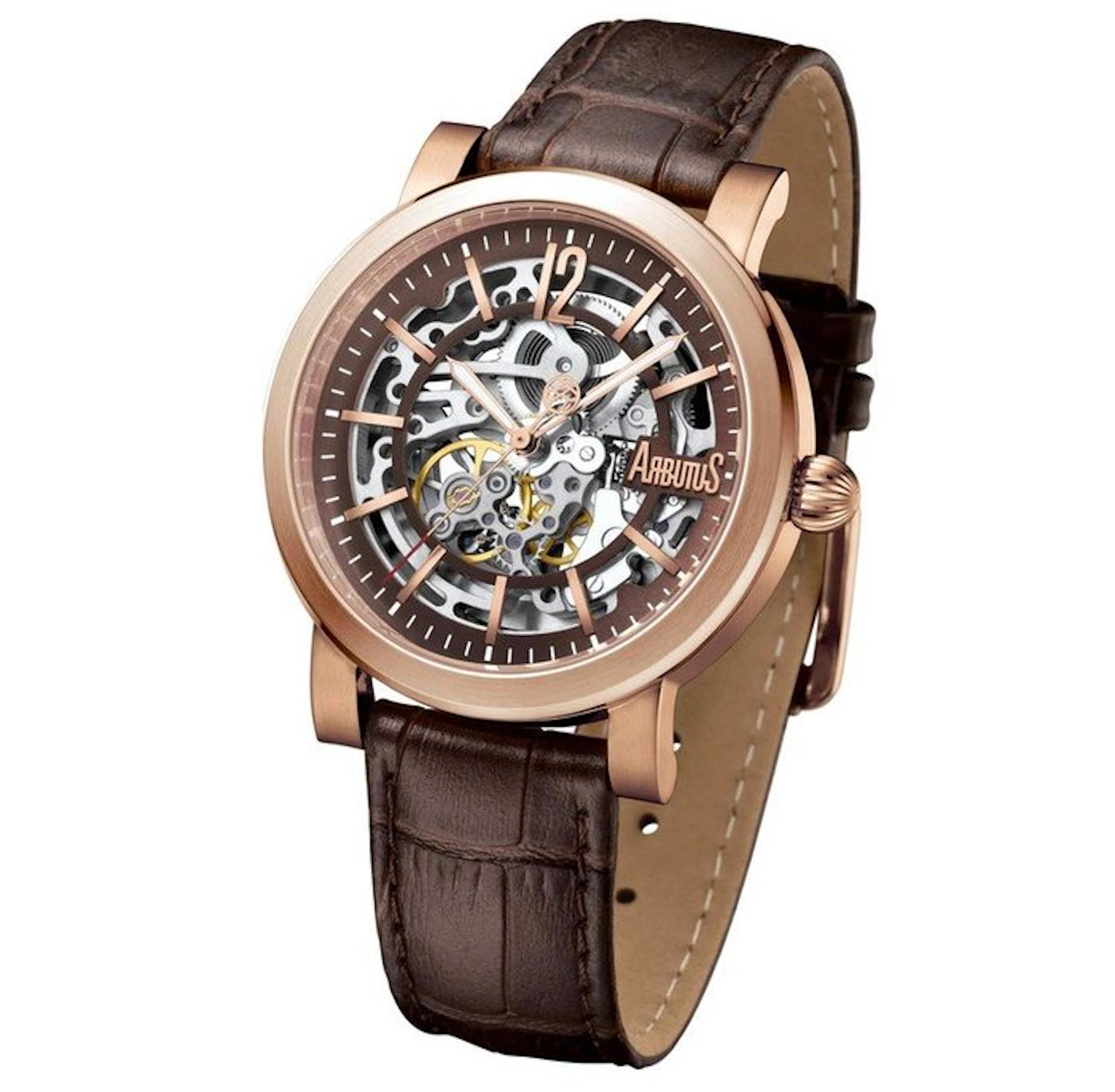 Arbutus - Automatic - Skeleton - Gold - Sapphire - NEW - Men - 2026