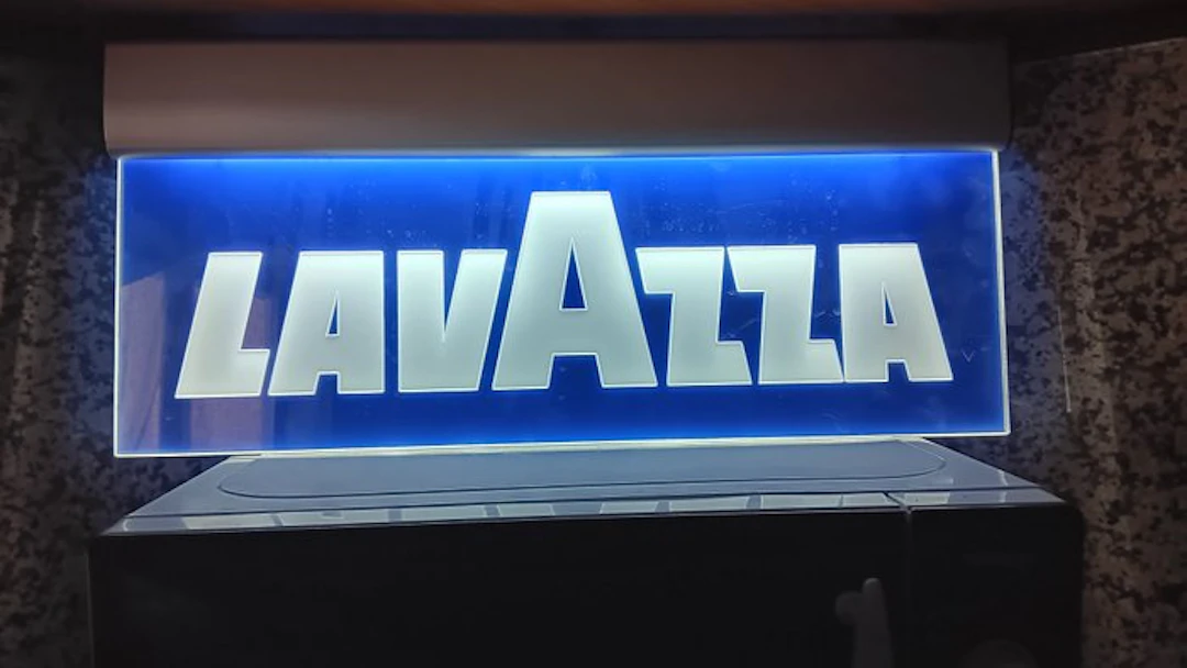 Lavazza - Advertising sign - Glass