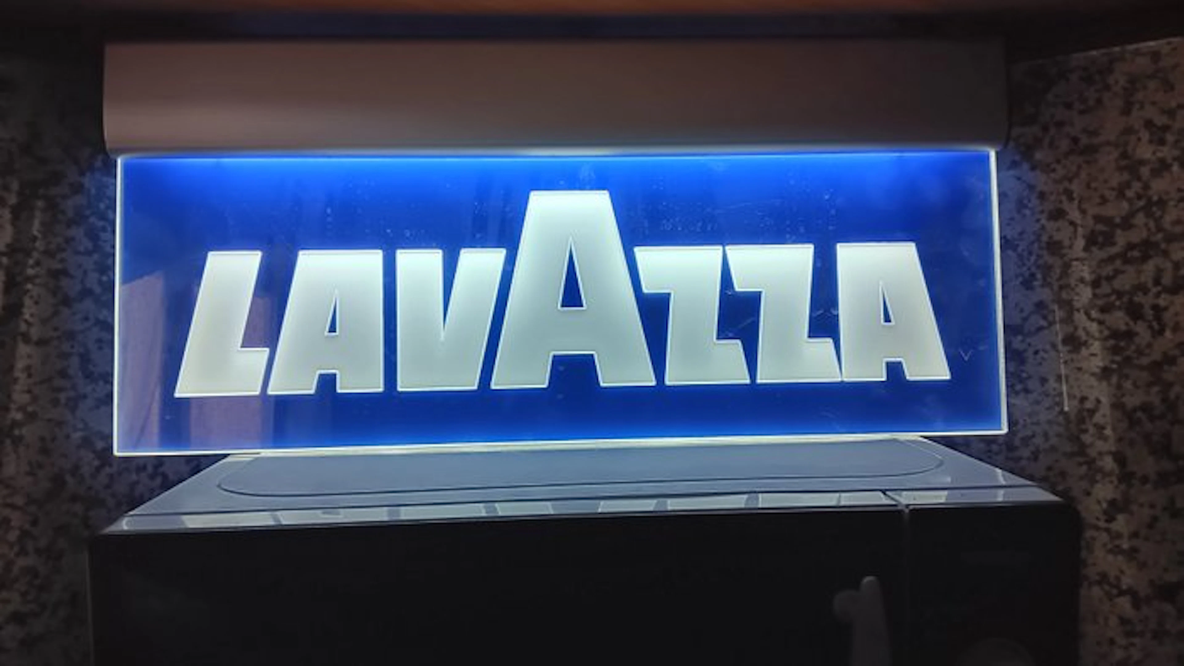 Lavazza - Advertising sign - Glass