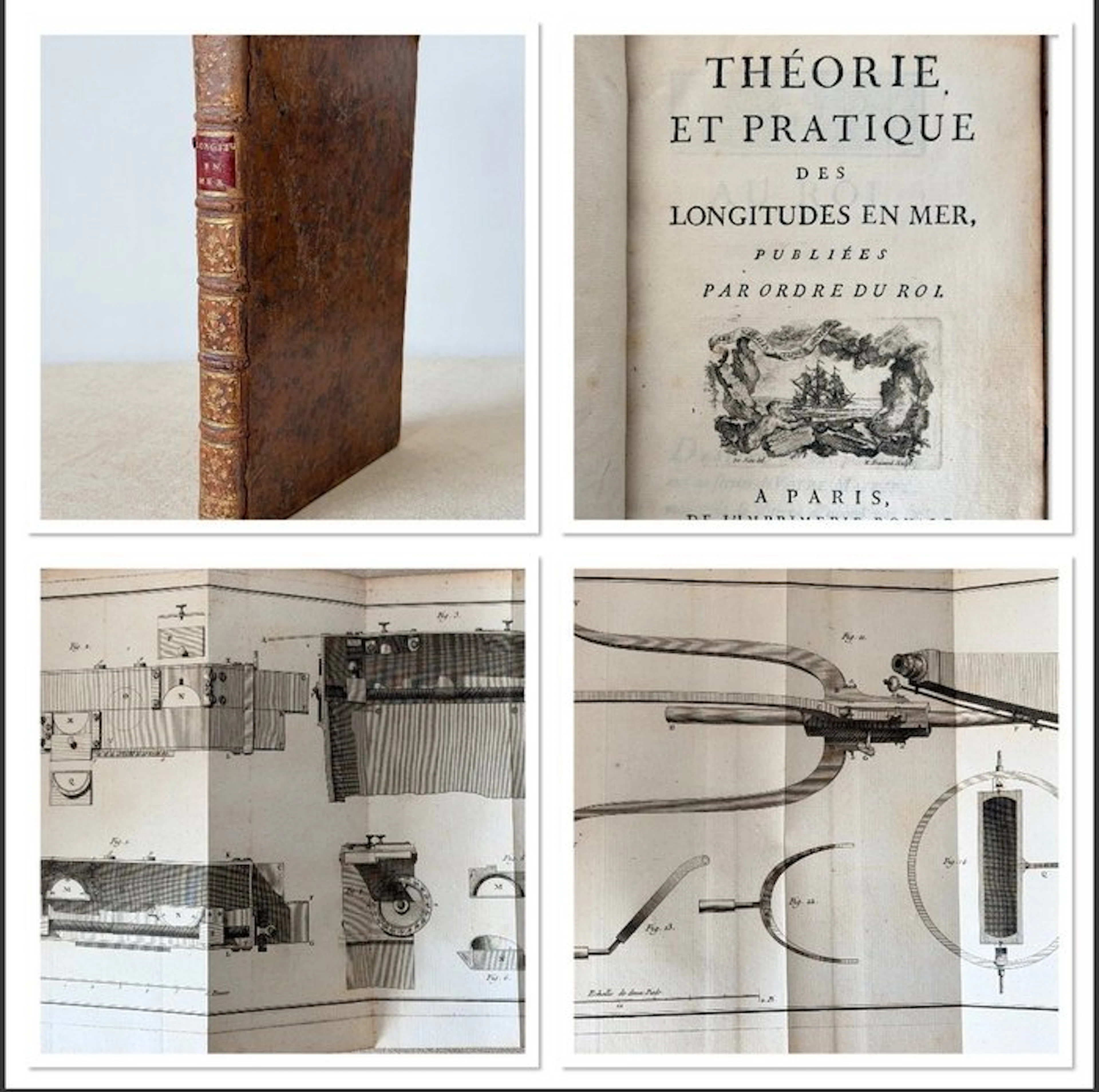 Charles de Charnières - Théorie et pratique des longitudes en mer - 1772