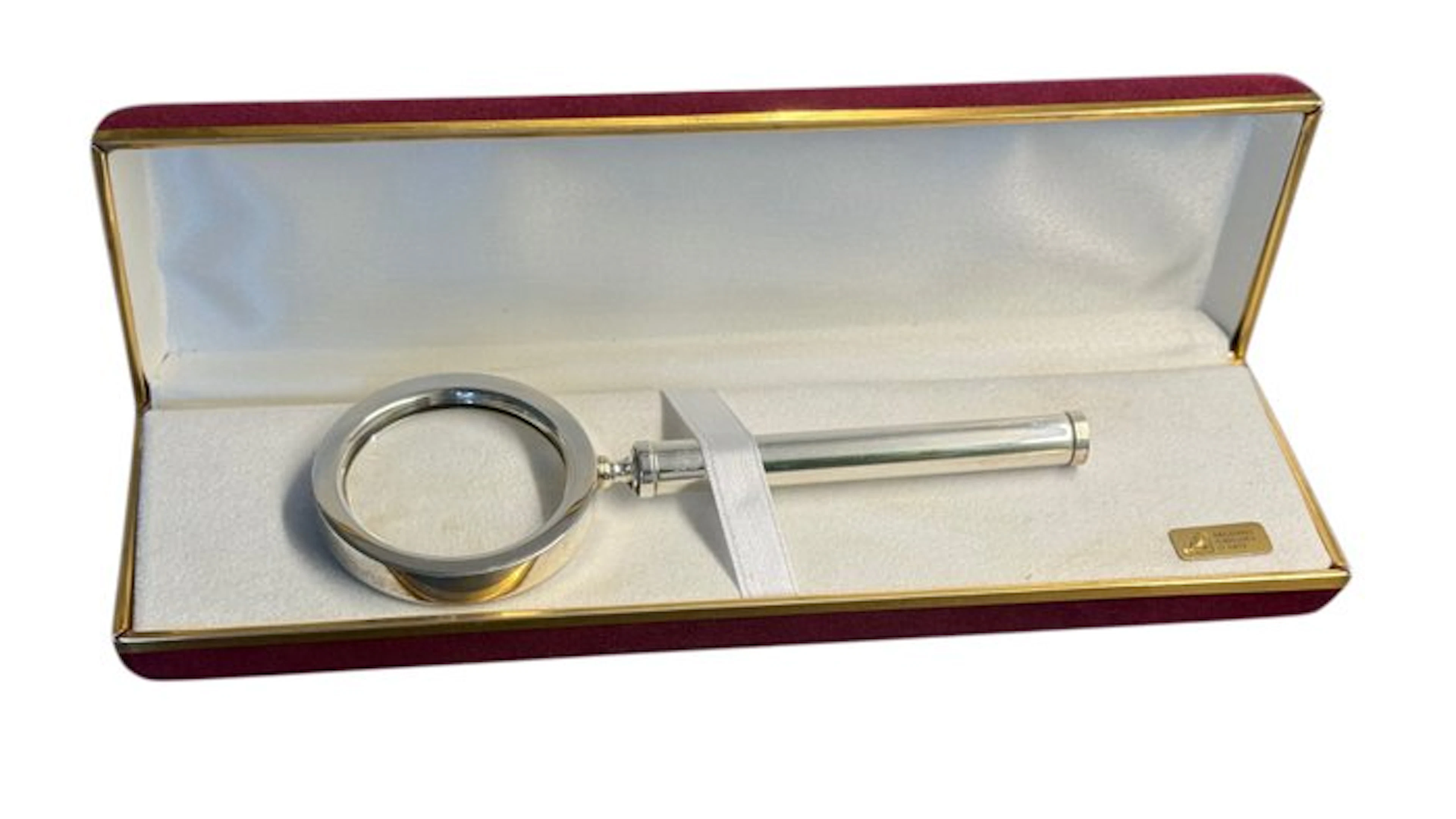 Loupe - Italian Sterling Silver Desk Magnifying Glass...