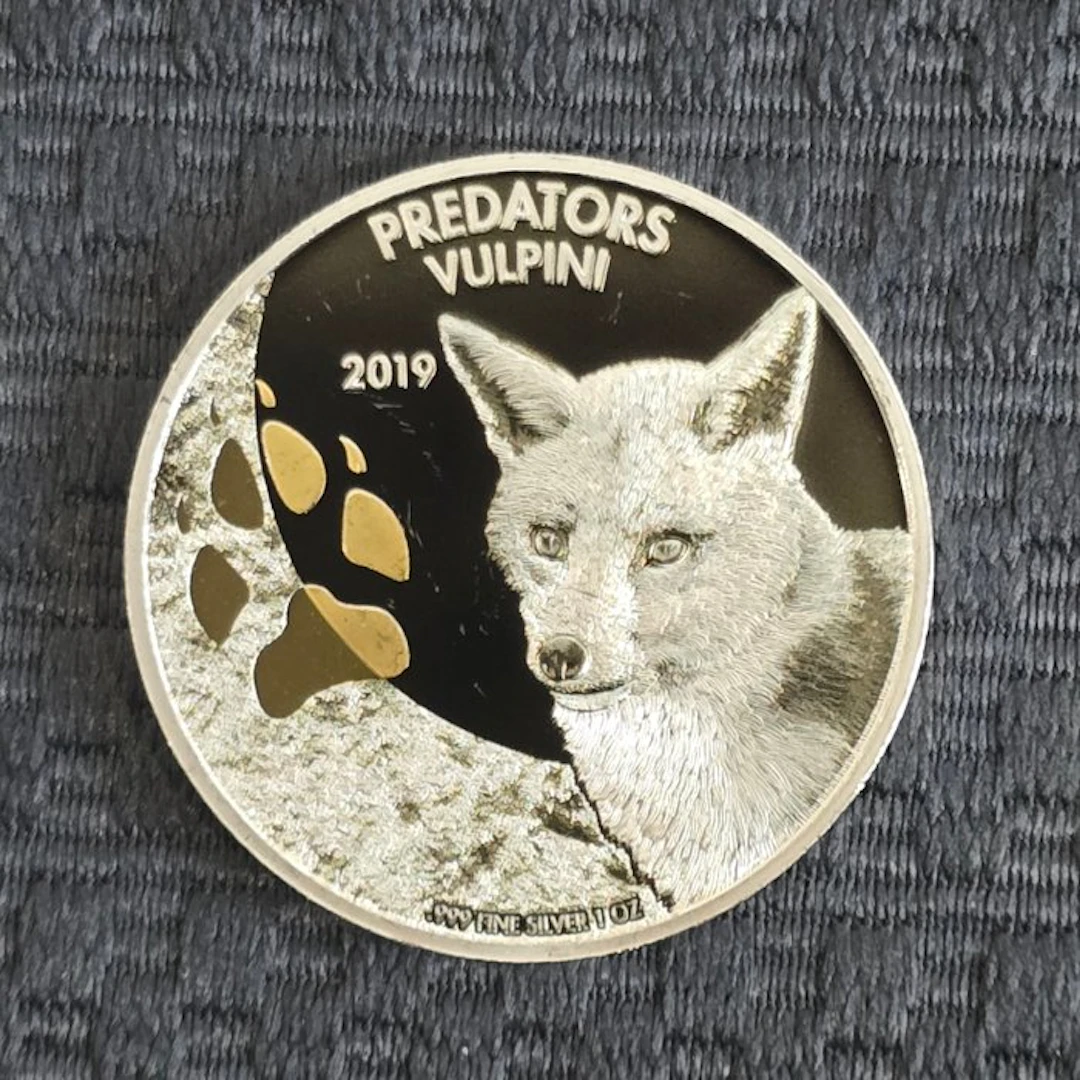Congo. 20 Francs 2019 - "Predators" 1 Oz (No reserve price)