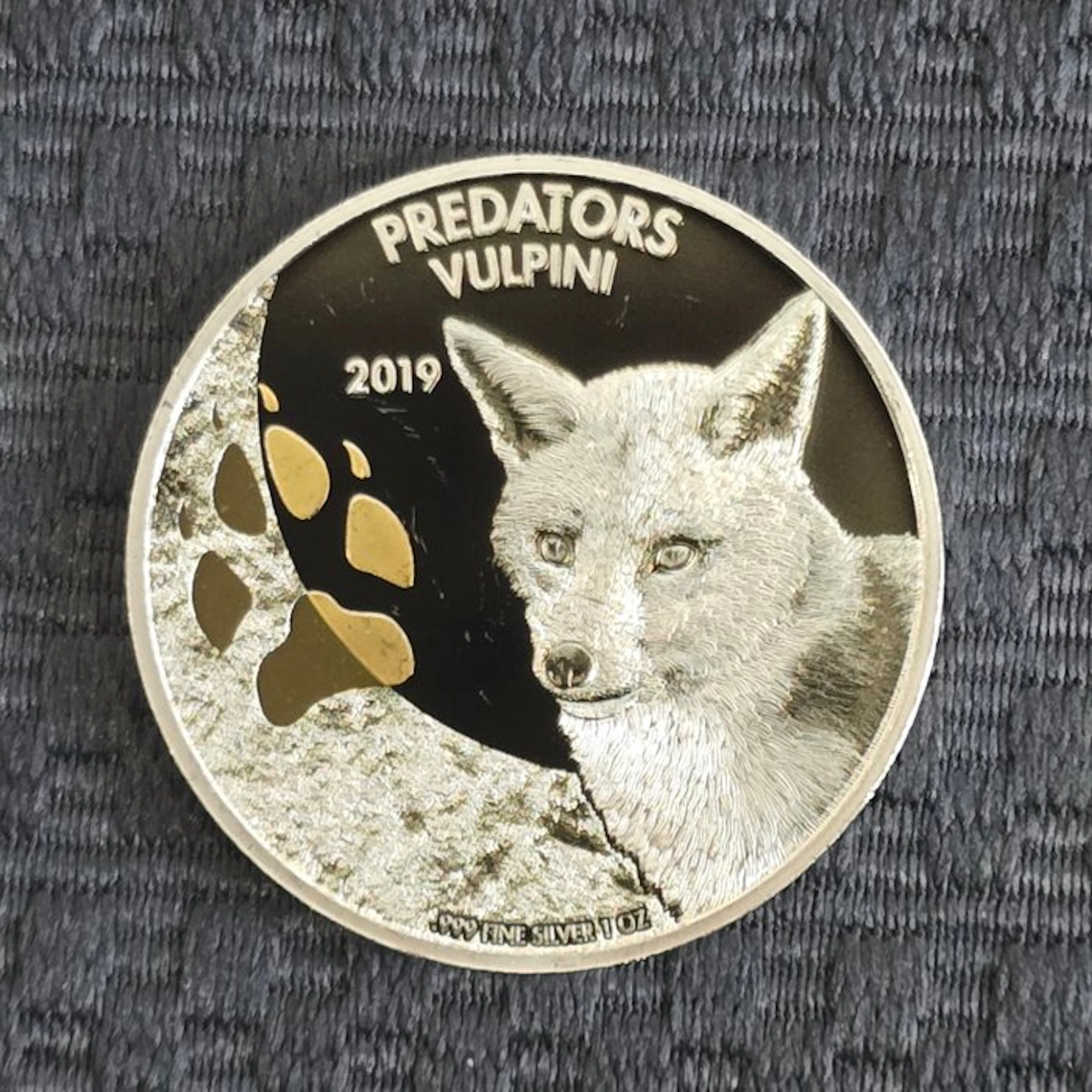 Congo. 20 Francs 2019 - "Predators" 1 Oz (No reserve price)