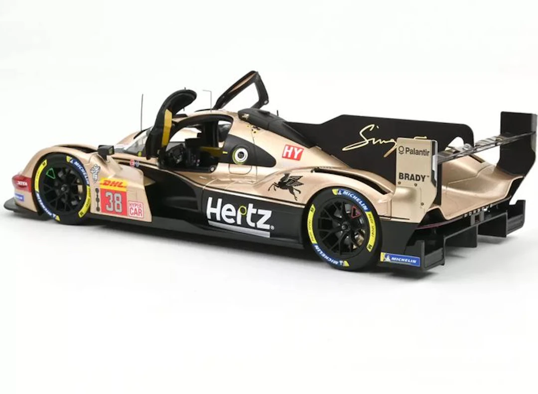Norev 1:18 - Model race car - Porsche 963 Hertz Team Jota - Lone Star LM 24 #38