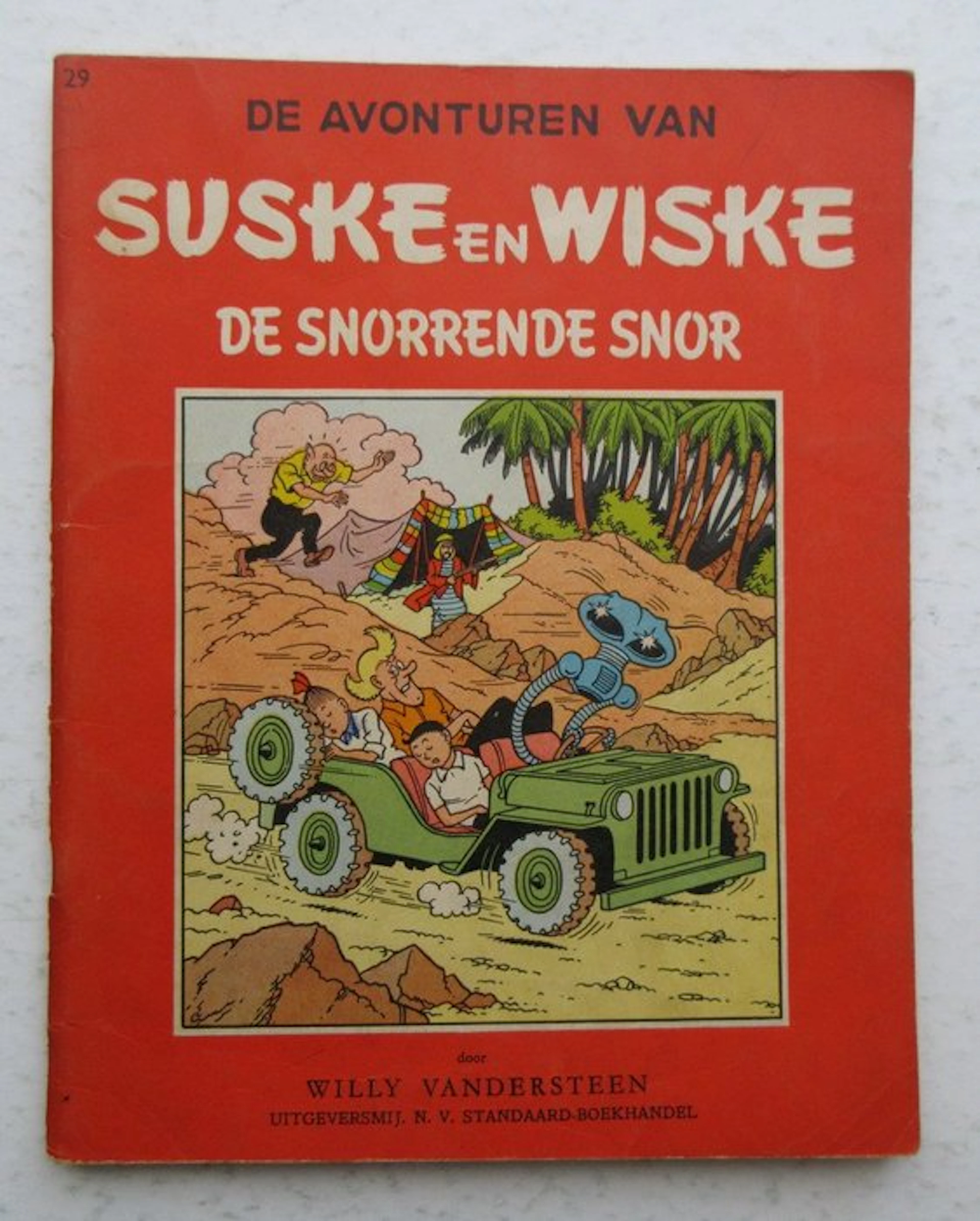 Suske en Wiske RV-29 - De snorrende snor - 1 Album - First edition - 1957