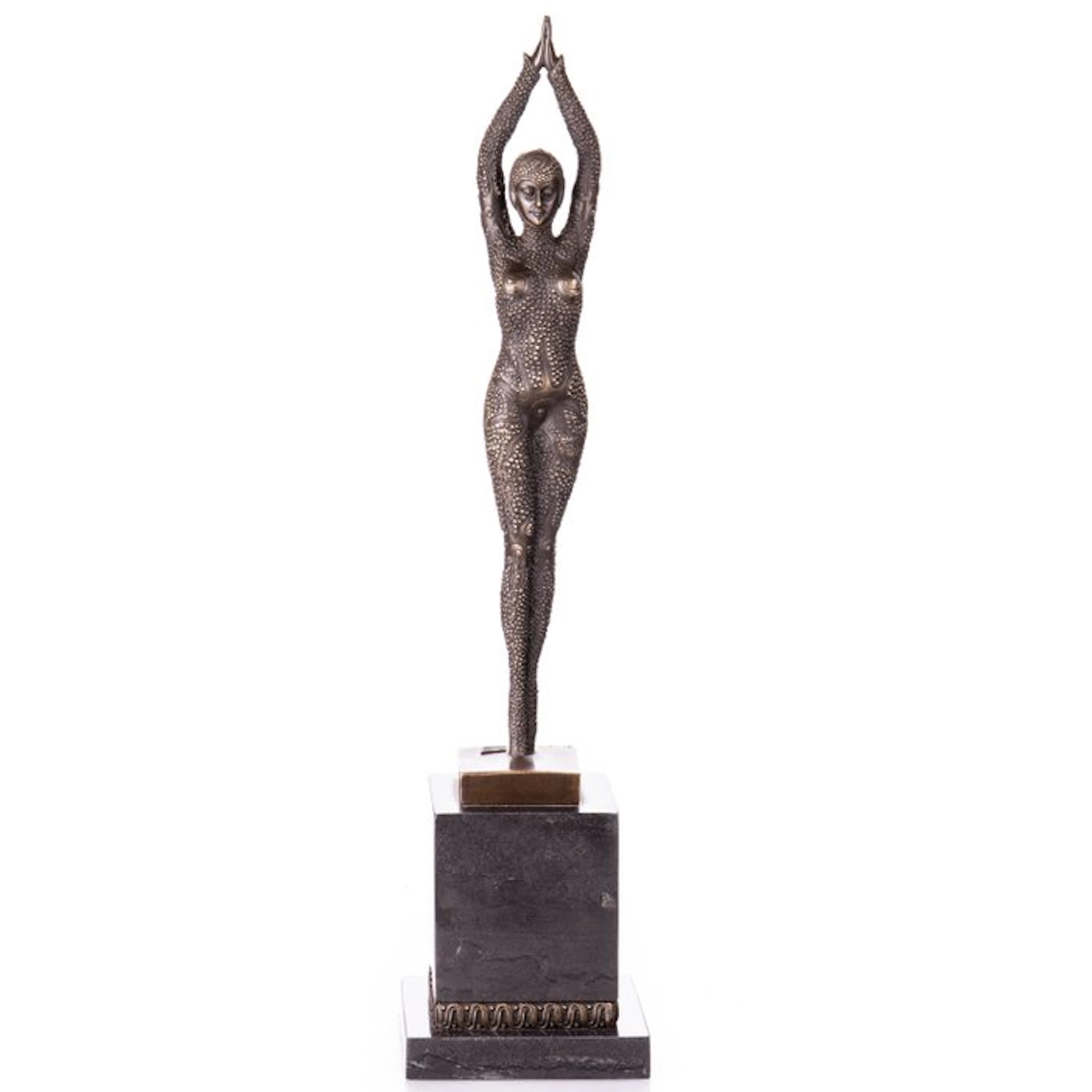 Figure - Art-Déco Bronzefigur Tänzerin „Starfish Dancer“ – nach D