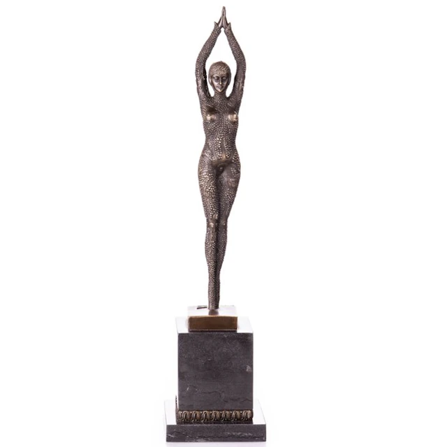 Figure - Art-Déco Bronzefigur Tänzerin „Starfish Dancer“ – nach D