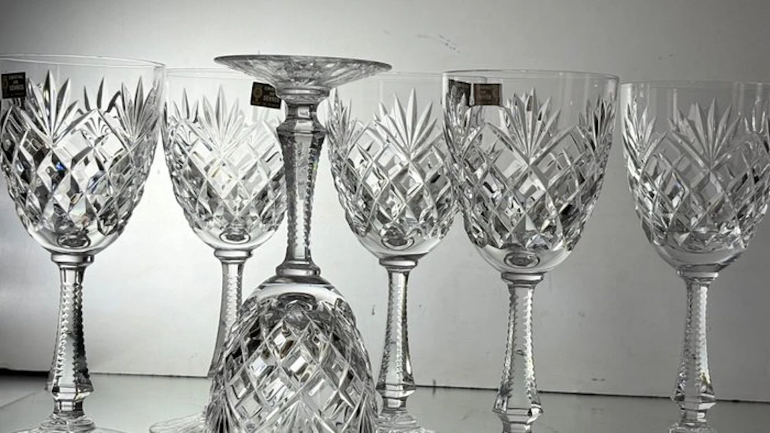 CRISTAL DE SEVRES water / wijnglazen - Drinking glass (6) - Glass