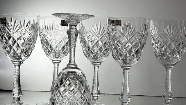 CRISTAL DE SEVRES water / wijnglazen - Drinking glass (6) - Glass