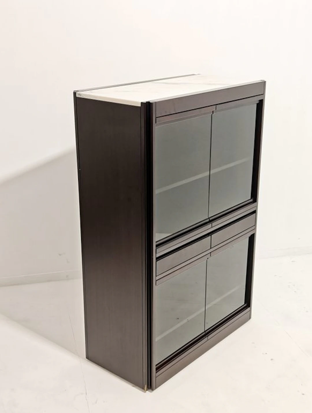 Molteni - Angelo Mangiarotti - Display cabinet - Carrara...