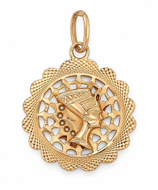 Pendant - 18 kt. Yellow gold - Made in Italy - Handmade