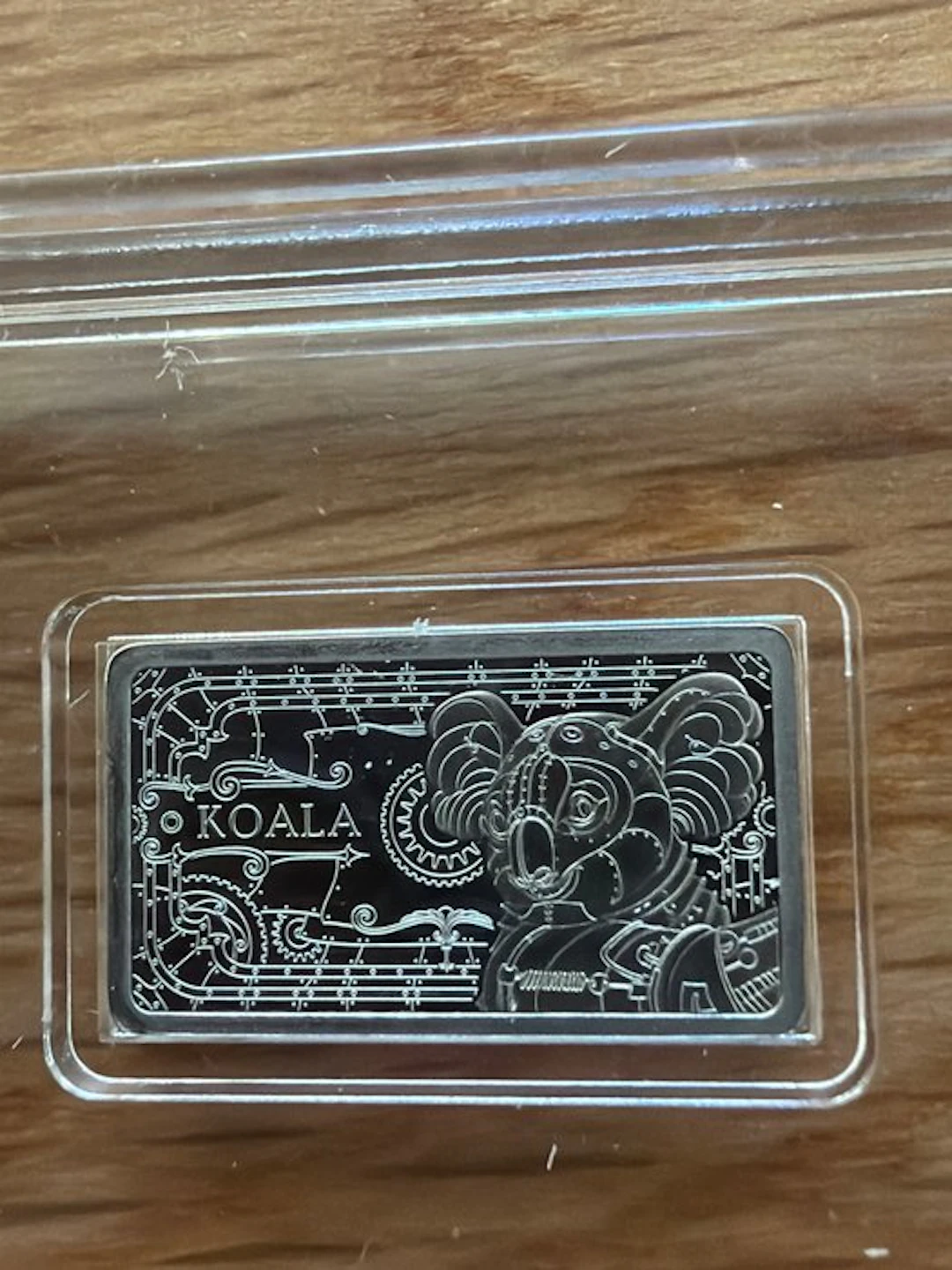 World. Platin Bar Koala , 1/100 oz (.999) (No reserve price)