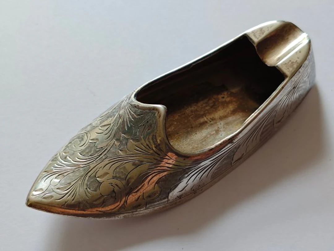 Ashtray - .800 silver - NO RESERVE