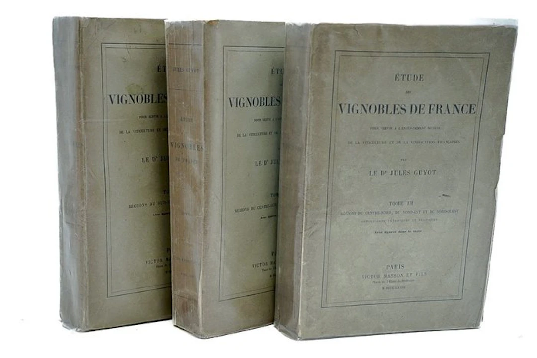 Le Dr Jules Guyot - Étude des vignobles de France pour...