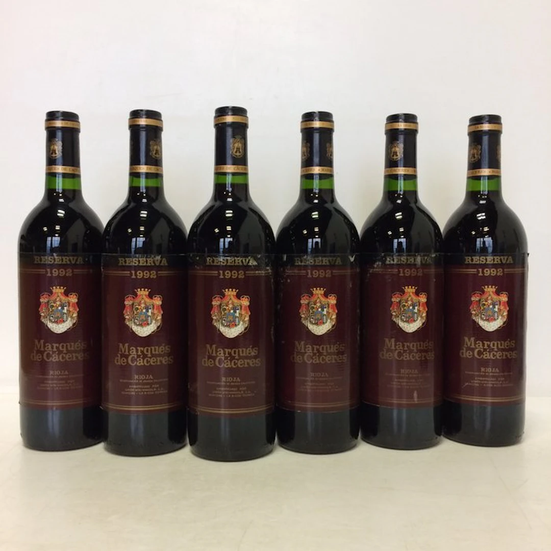 1992 Marques de Caceres - Rioja Reserva - 6 Bottles (0.75L)