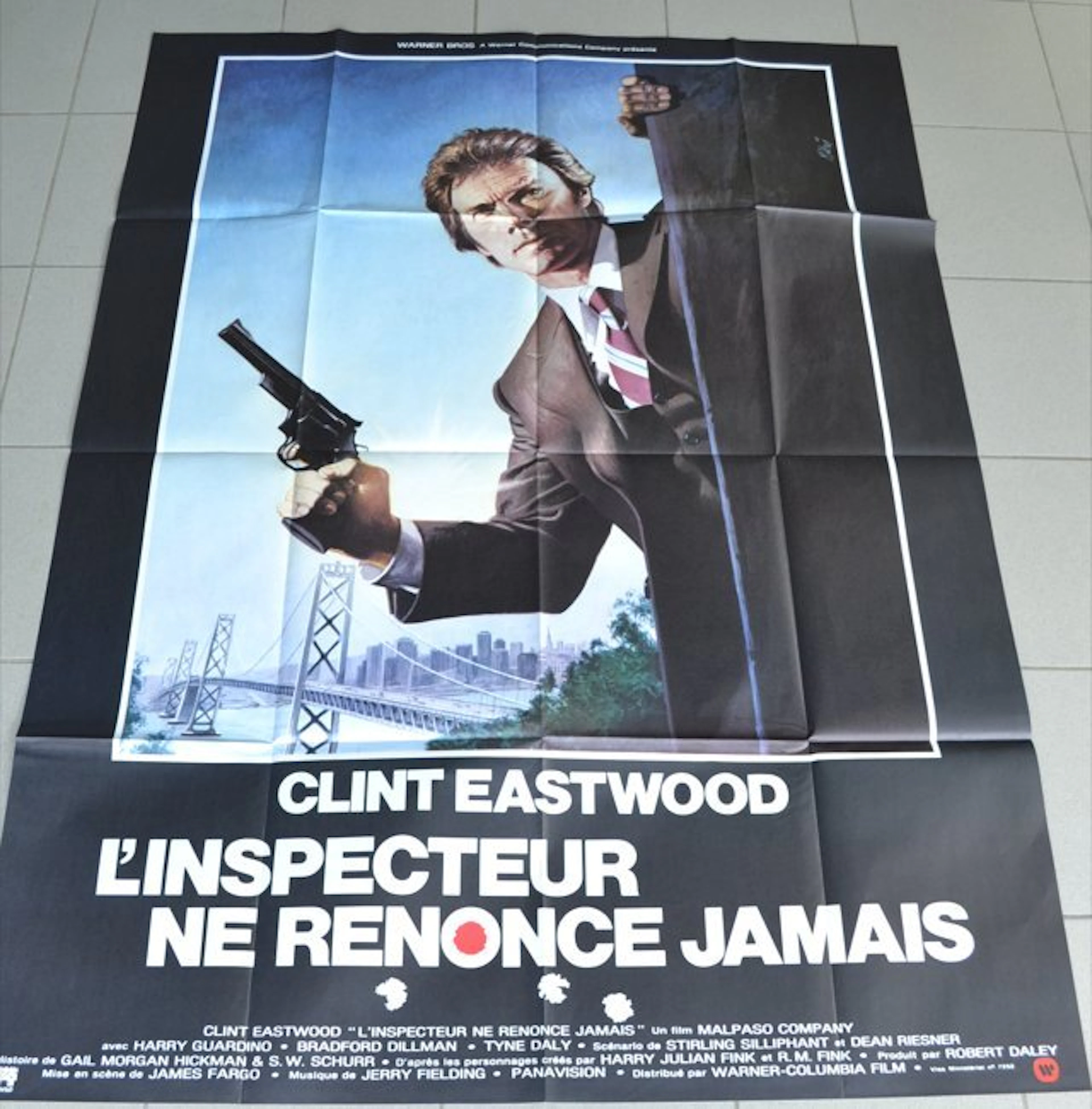 Clint Eastwood - Dirty Harry - The Enforcer - French Grande 160x120 cm