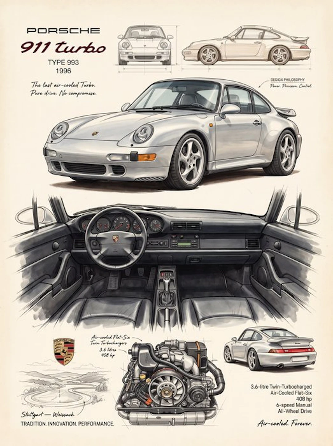 Shmidt.Art - Porsche 911 turbo - 1990s