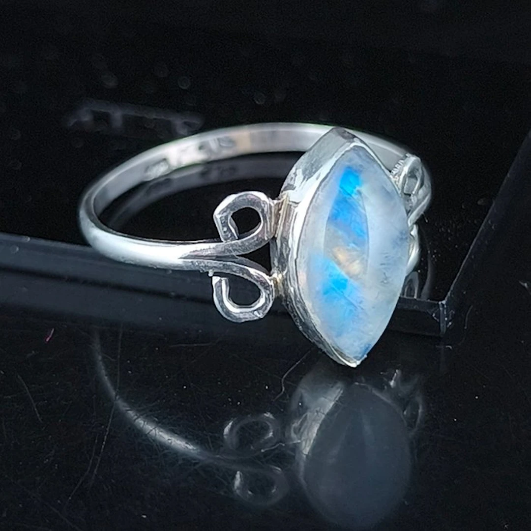 Silver - Ring - Moonstone in the Rough