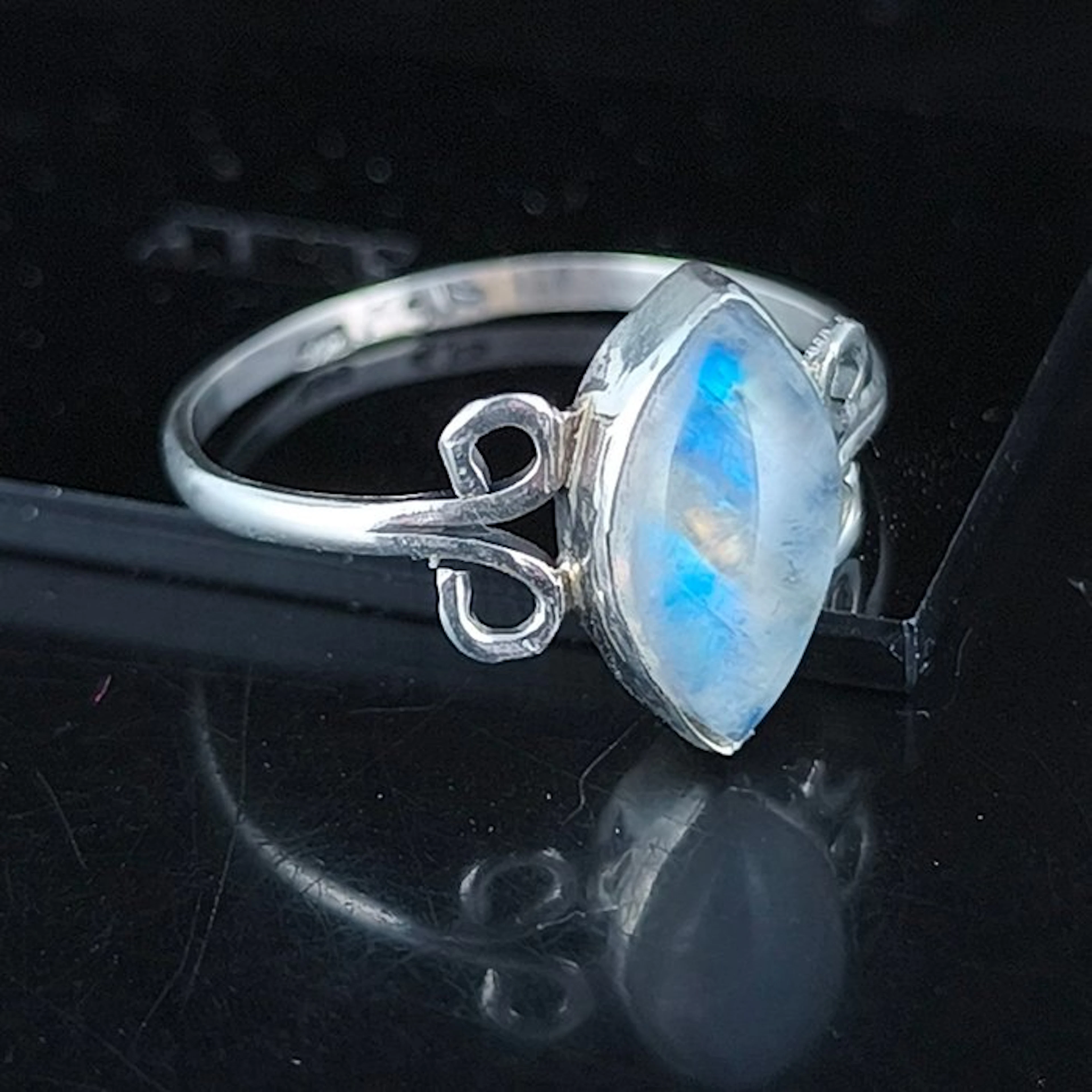 Silver - Ring - Moonstone in the Rough