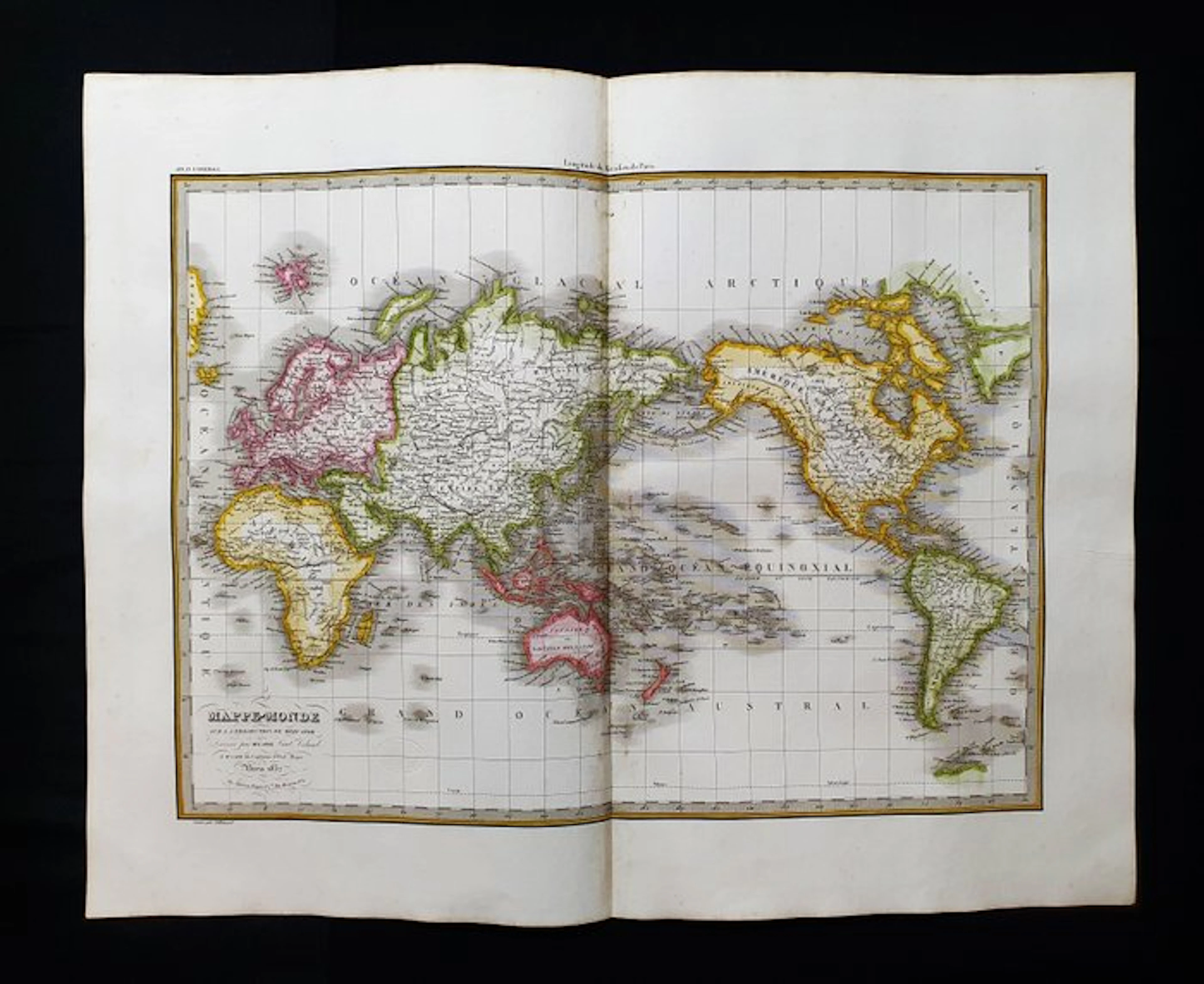Mappamondo - World Map / Terrestrial Planisphere / Globe; M