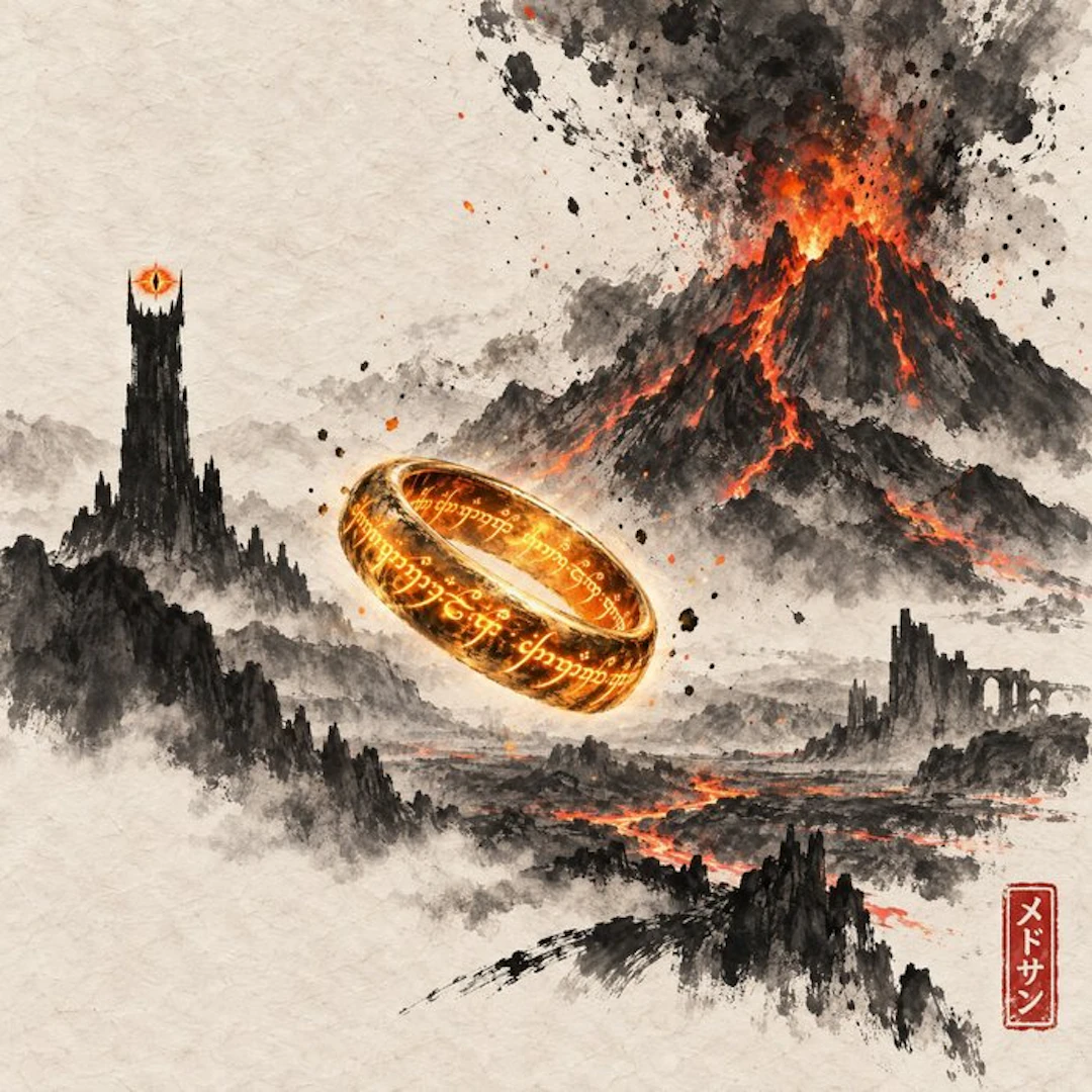 MEDSAN - The One Ring over Mordor (モルドールに浮かぶ一つの指輪) - UNIQUE WORK