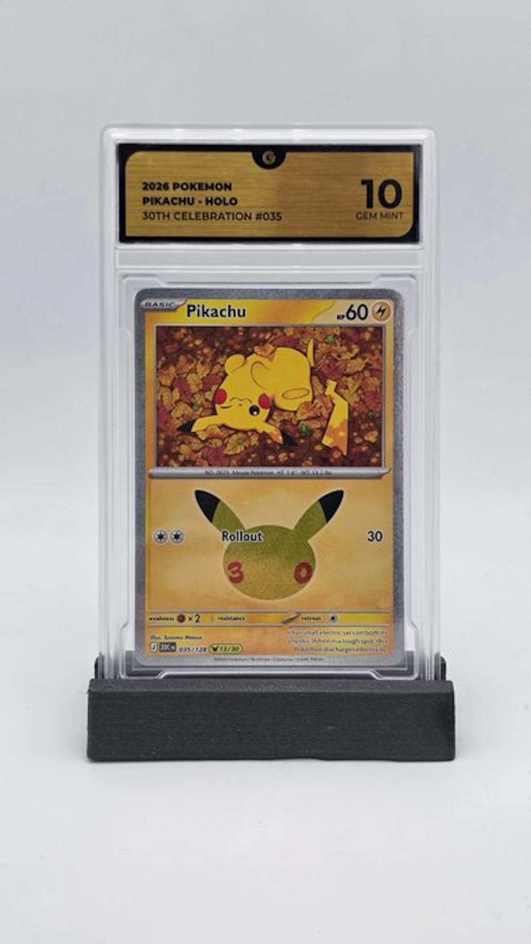 Pokémon - 1 Graded card - Pikachu 035 Holo - GG - Mega Evolution
