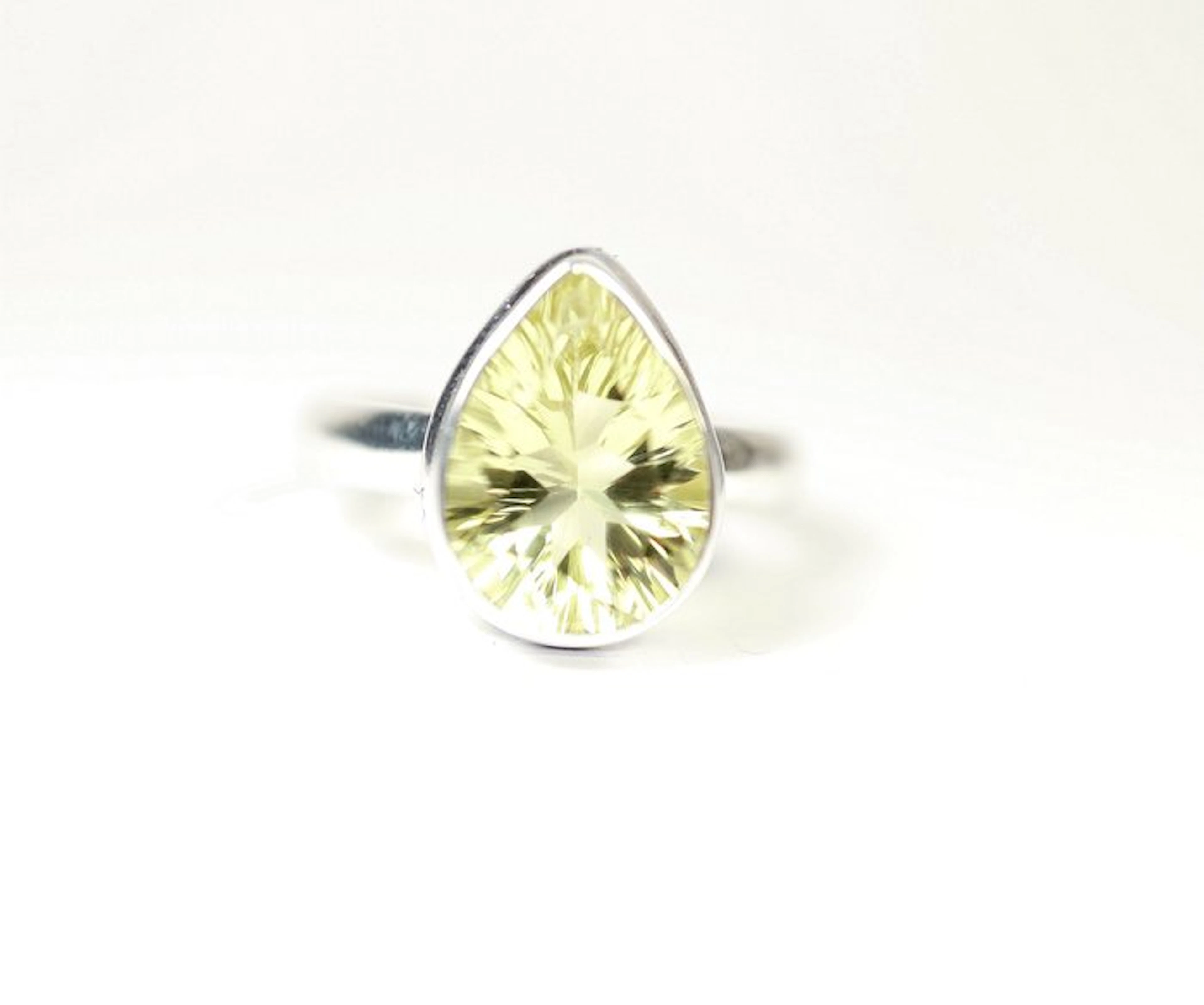 Lemon Topas Ring / new- 5 g - (1)