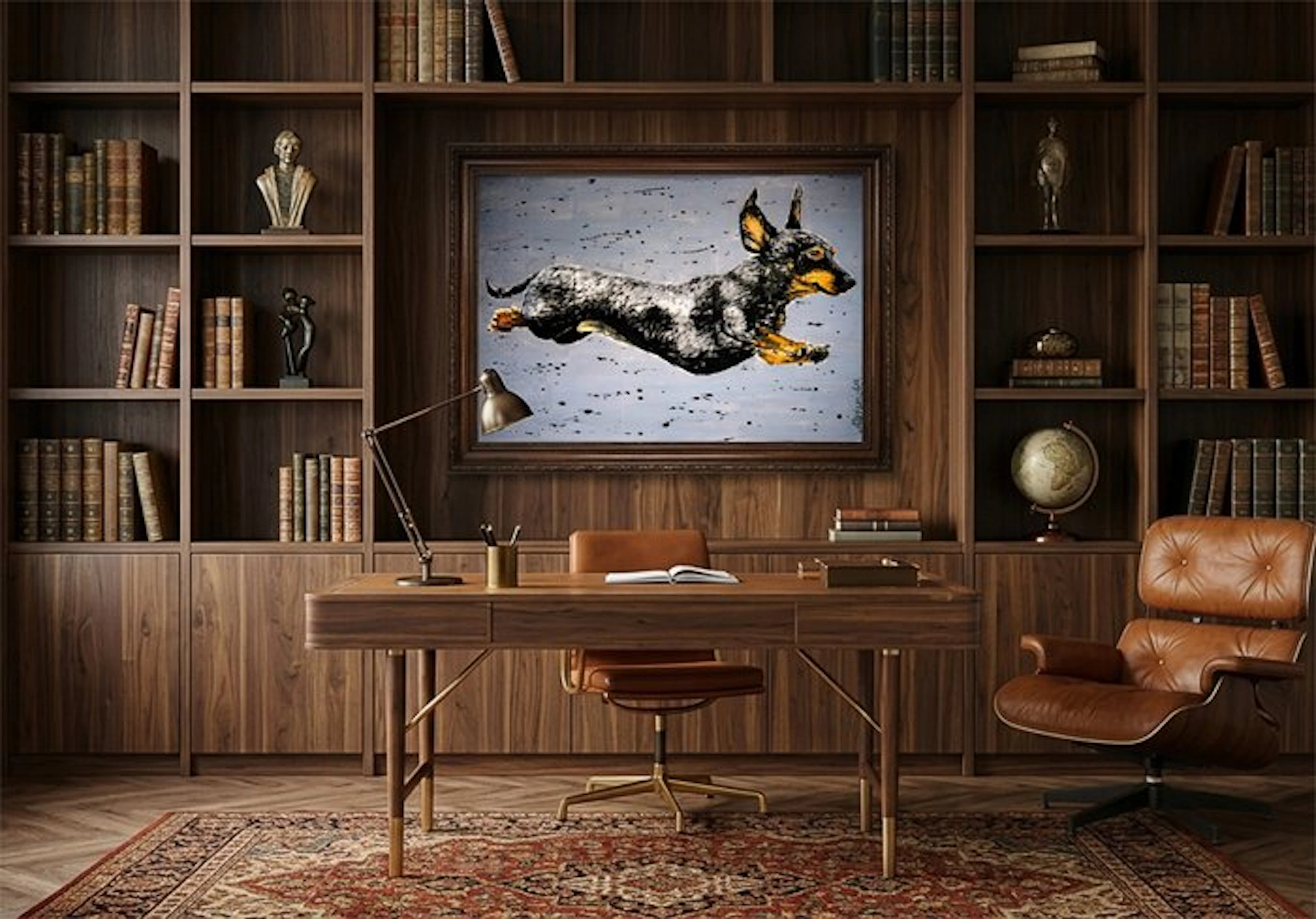 Bazévian DelaCapucinière - POrtrait Come Fly with me - Teckel Dachshund dog XXL