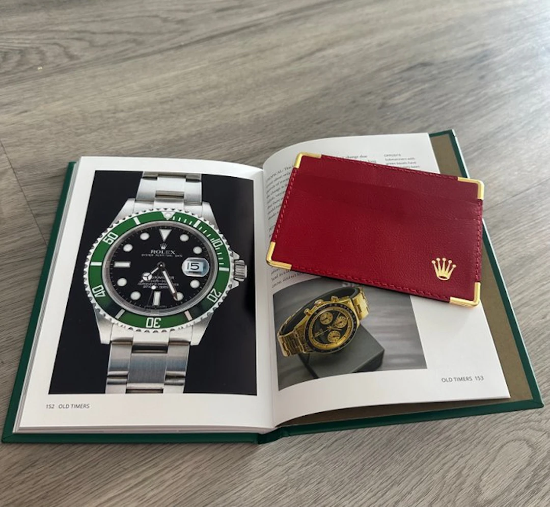 Rolex - 2 Items - Book + Credit Card Holder - No Reserve Price