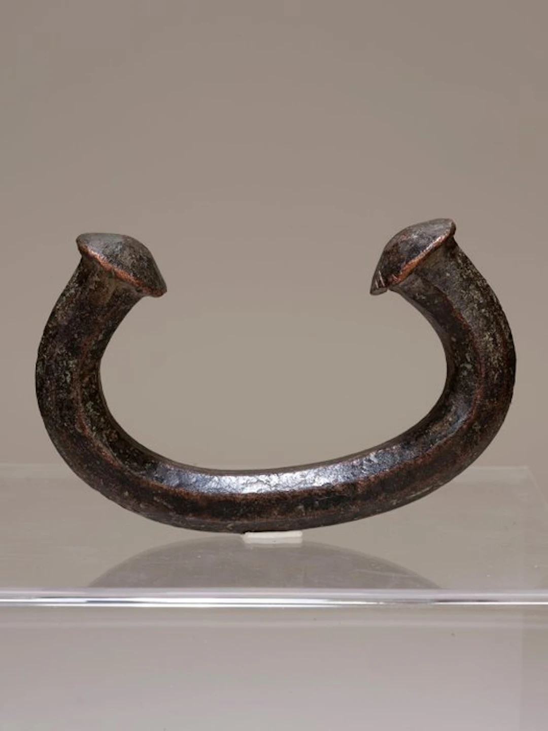Copper-alloy arched bar currency / ingot – Mbole / Ngelima – D.R