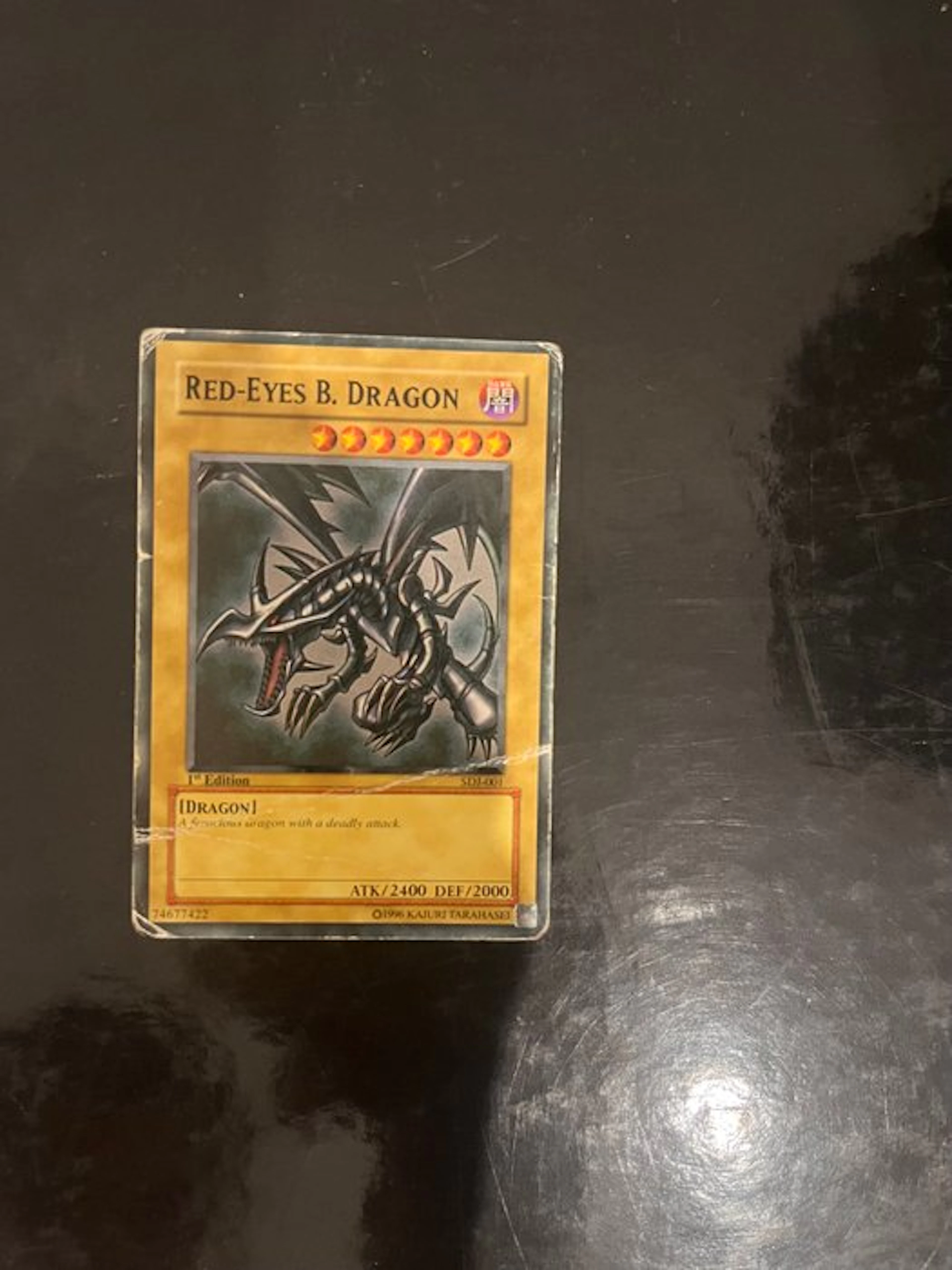 Konami - 1 Card - Yu-Gi-Oh! - Red-Eyes B. Dragon First edition