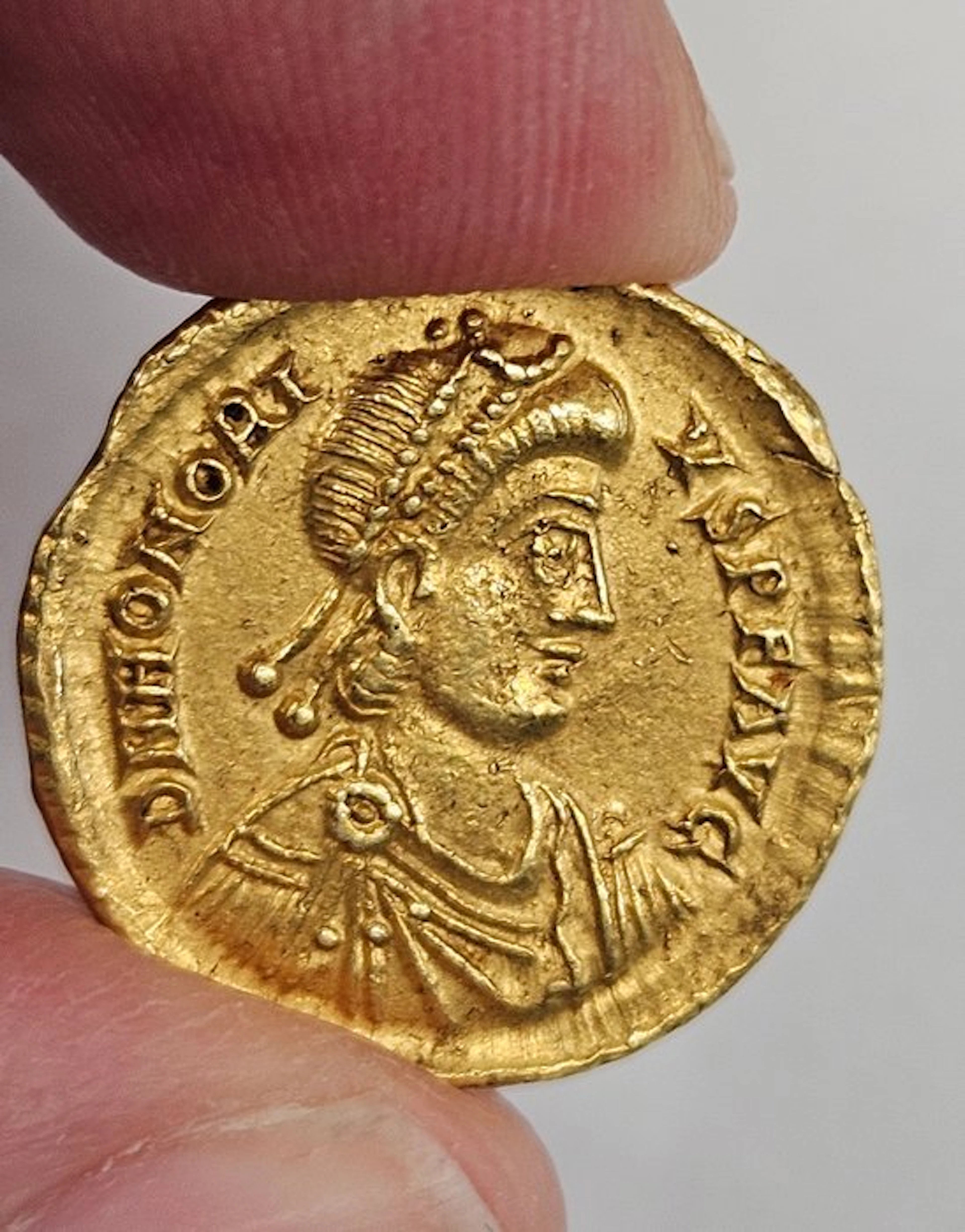 Roman Empire. Honorius (AD 393-423). Solidus Ravenne
