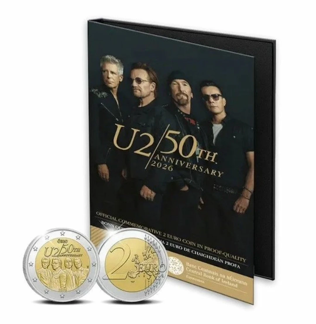 Ireland. 2 Euro 2026 "U2" Proof (No reserve price)